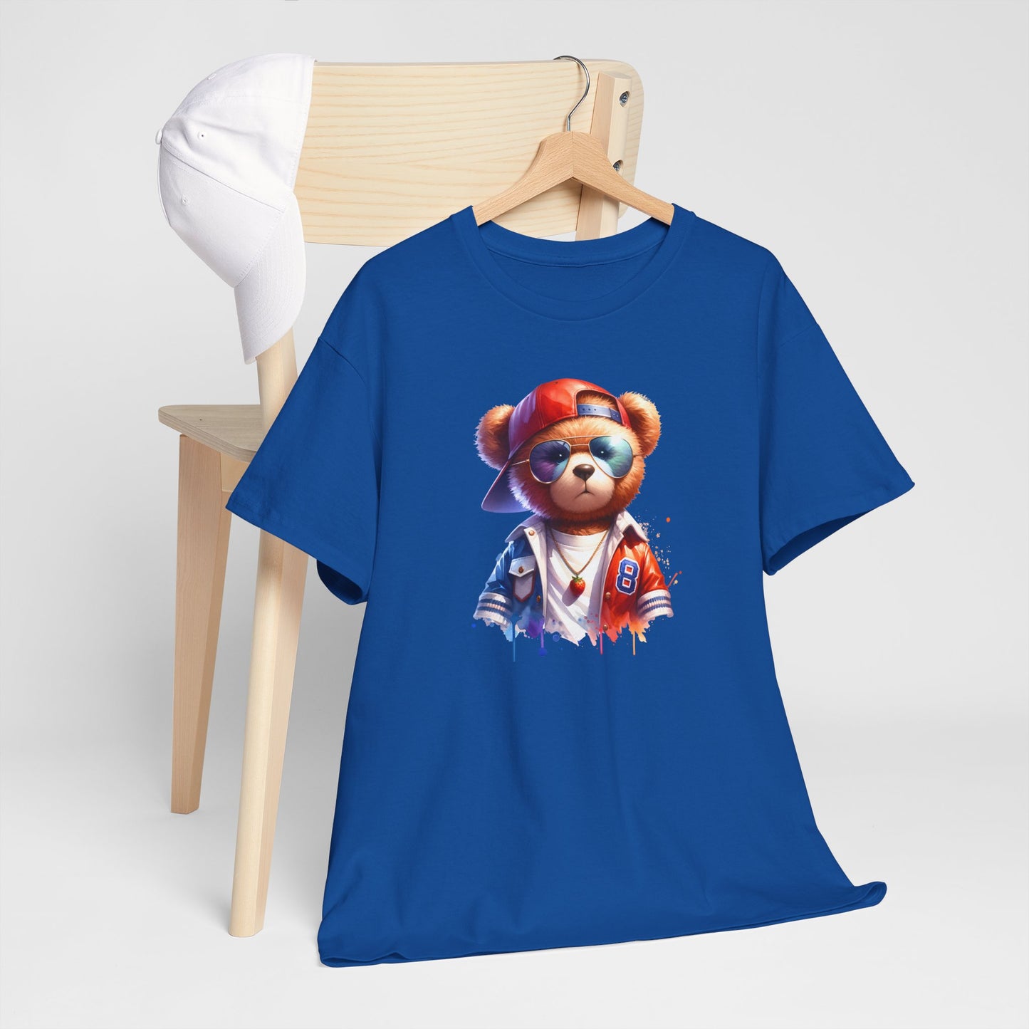 Princess Grace Cool Bear Graphic Unisex Heavy Cotton Tee
