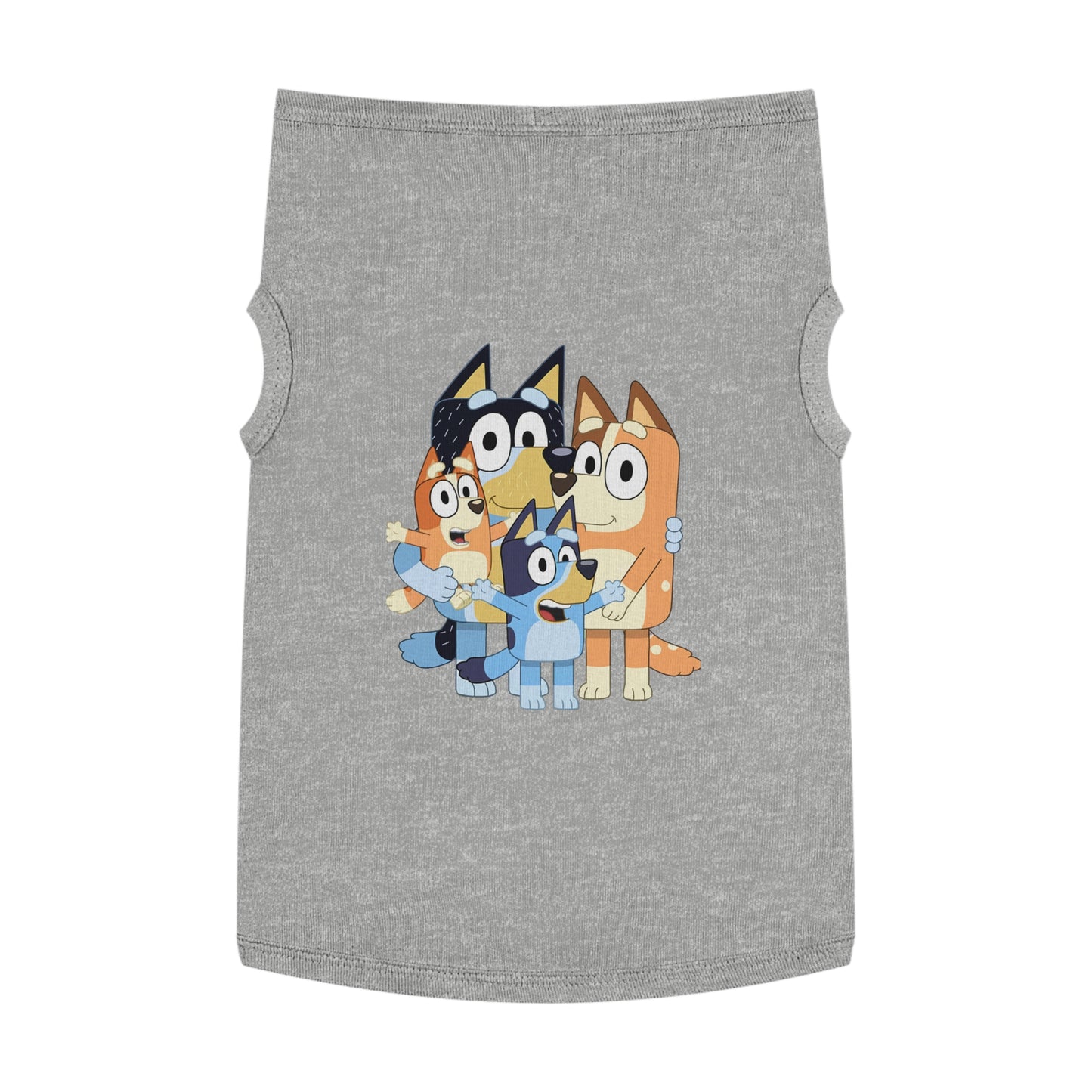 Princess Grace BLUEY Cute Cartoon Pet Tank Top Fun & Stylish Dog Apparel