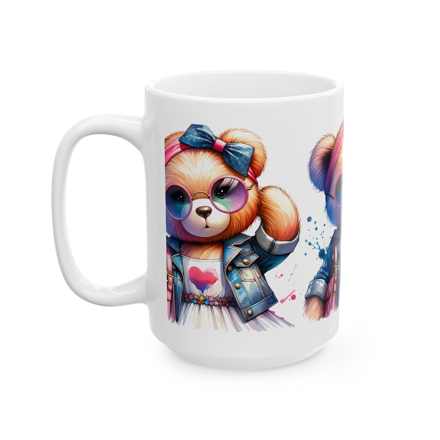 Princess Grace Cute Bear Themed Ceramic Mug 11oz & 15oz