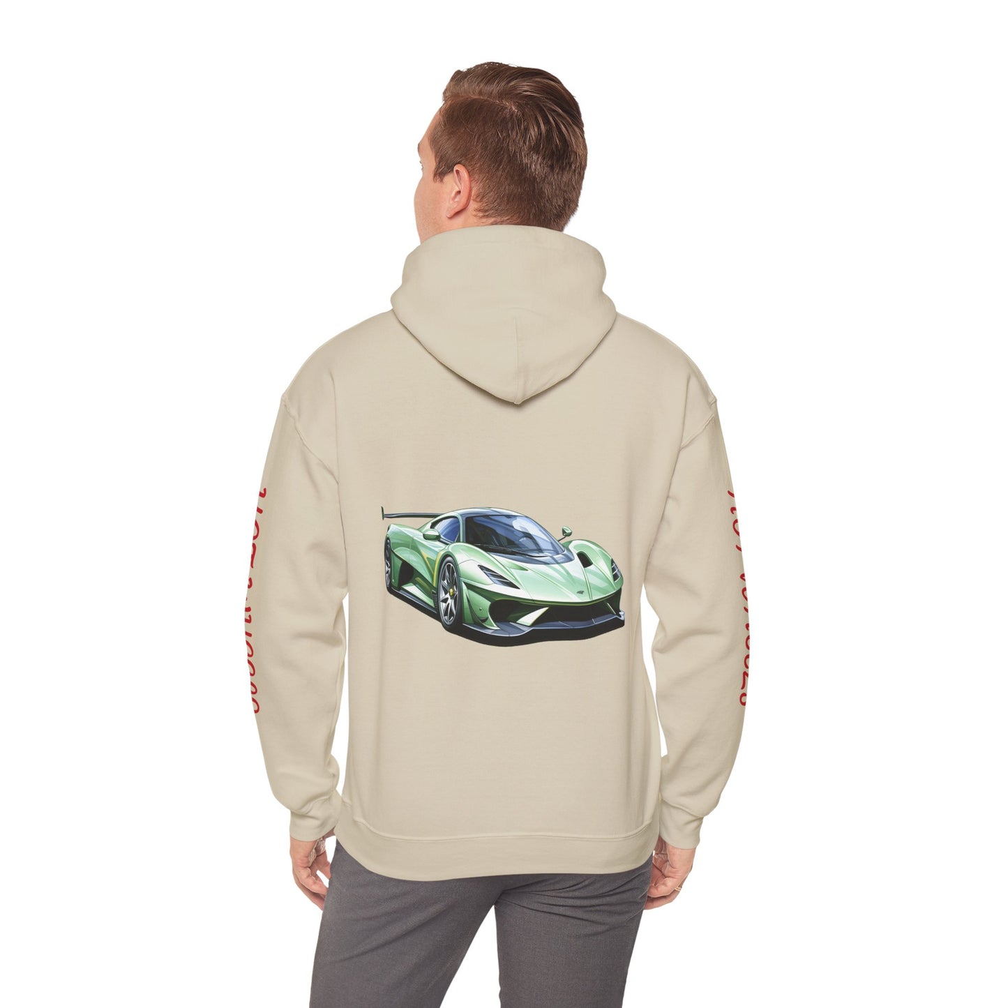 Princess Grace Hot Wheels Unisex Hooded Sweatshirt Sports Car Lovers Collection