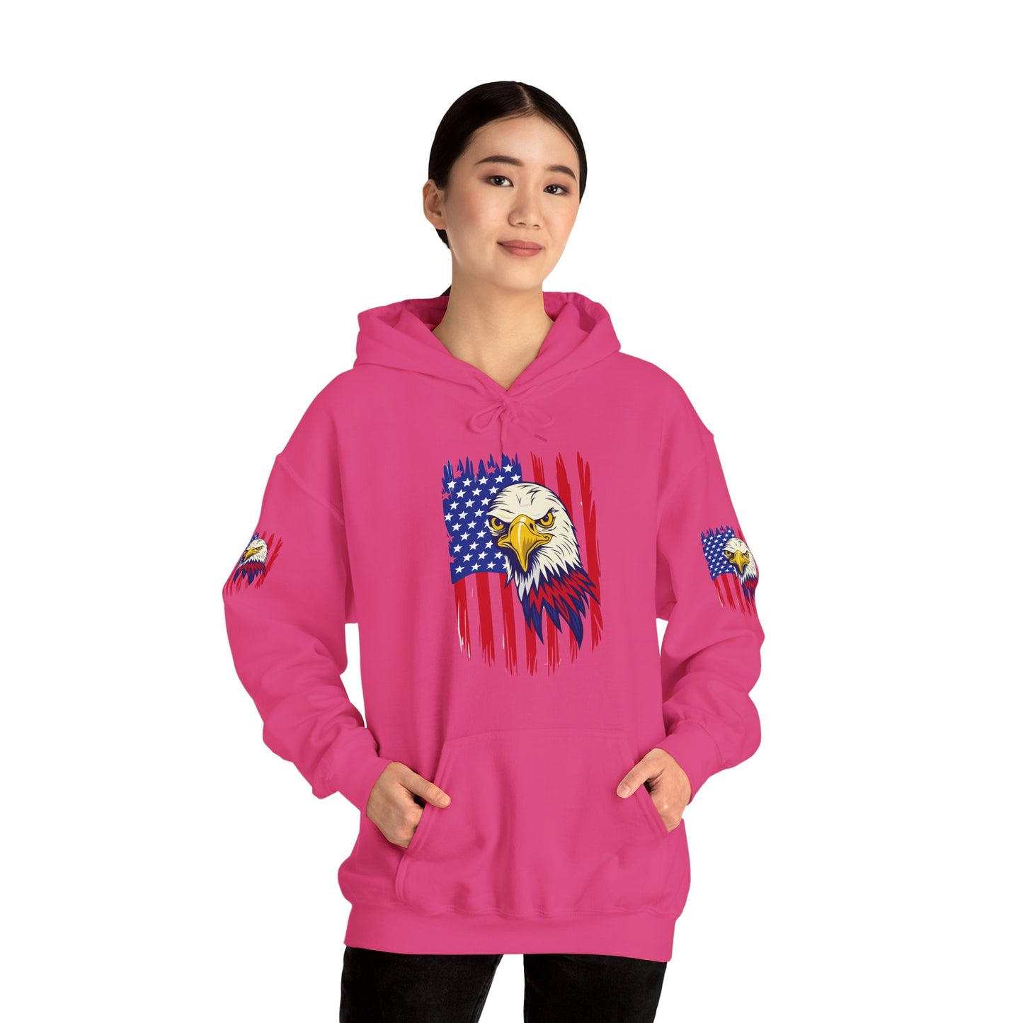 Princess Grace Patriotic Eagle Unisex Heavy Blend Hoodie