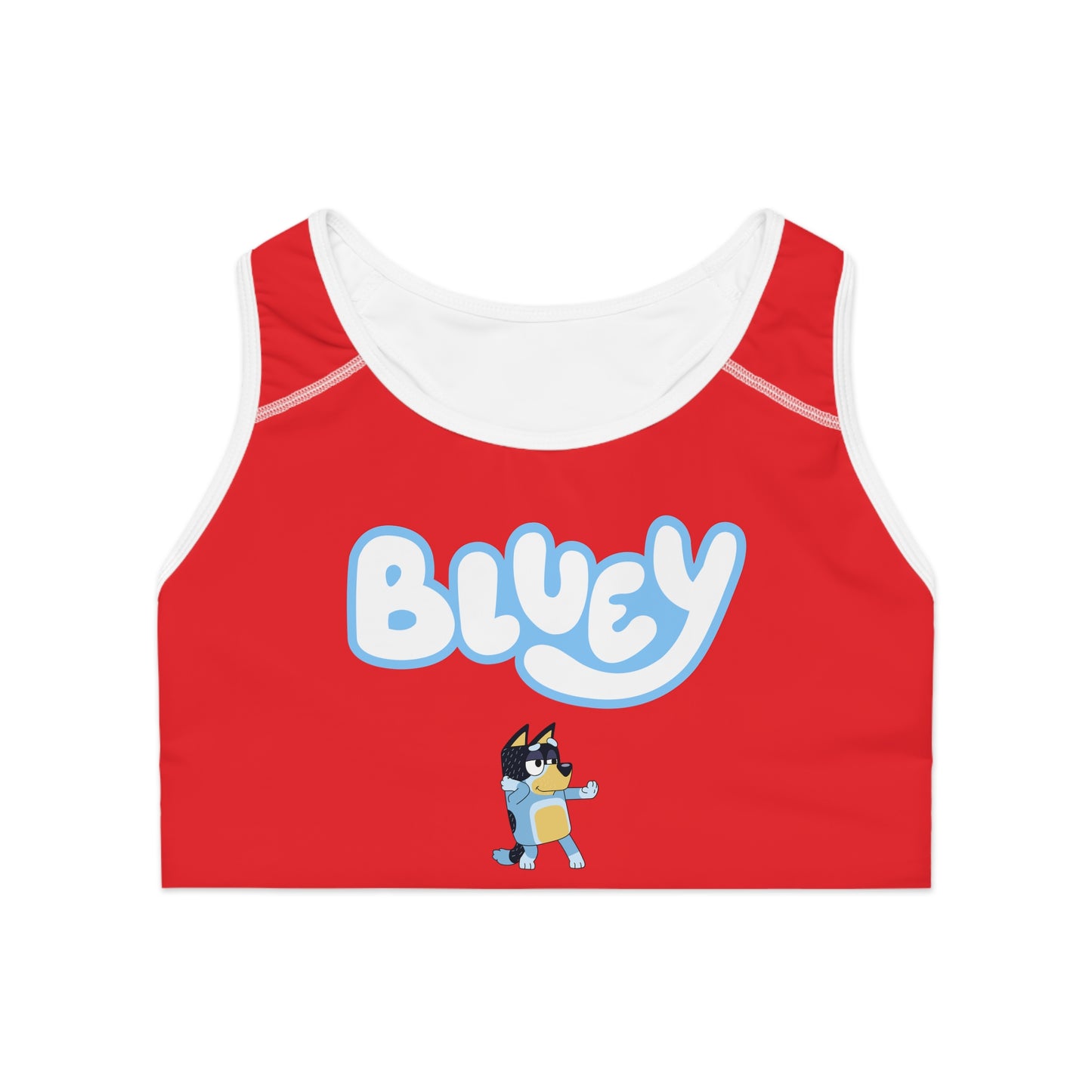 Princess Grace Bluey Bra Fun and Comfortable Activewear for Fans