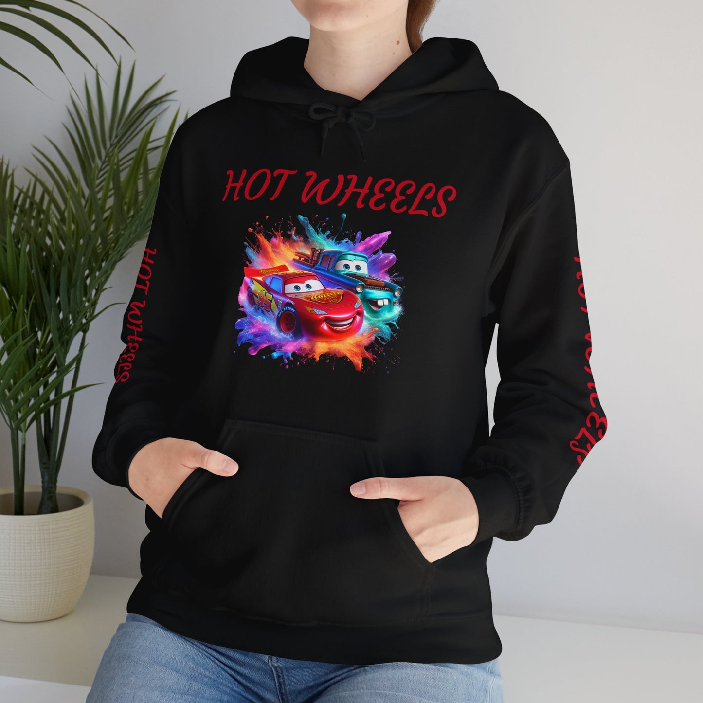 Princess Grace Cool Hot Wheels Unisex Hooded Sweatshirt Perfect for Car Enthusiasts