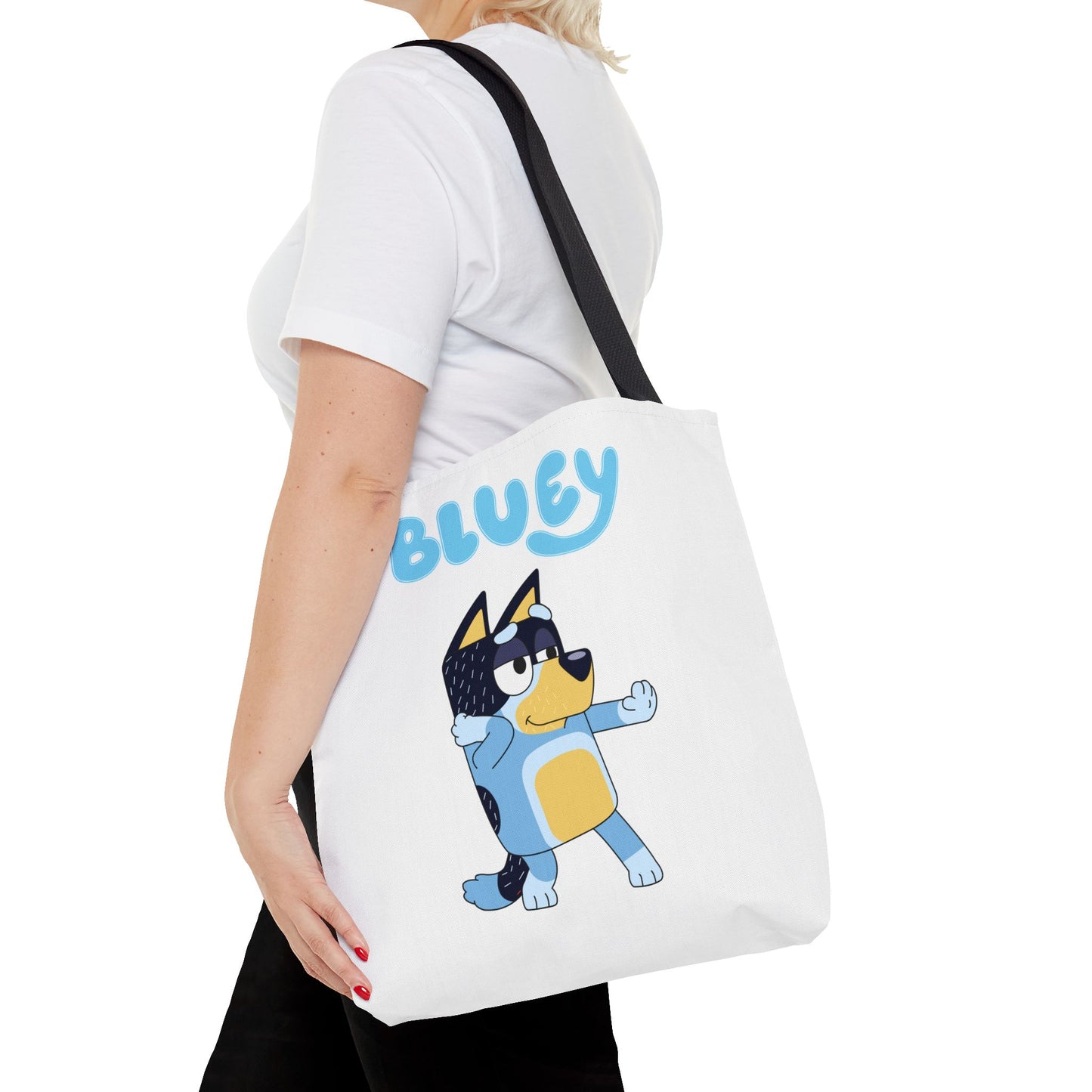 Princess Grace Cute Bluey Cartoon Tote Bag Perfect for Kids & Parents