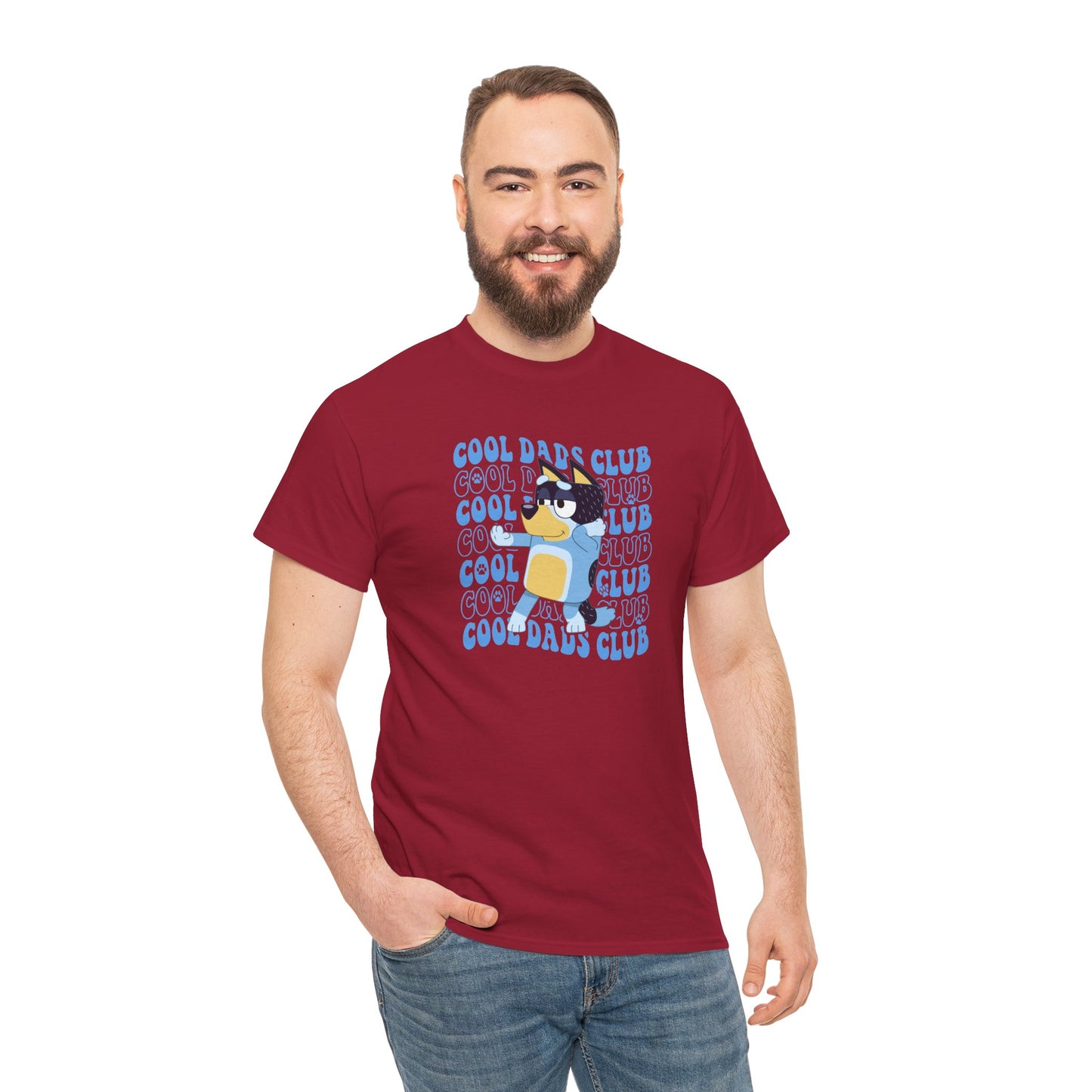 Princess Grace Bluey Cool Dads Club Unisex Heavy Cotton Tee