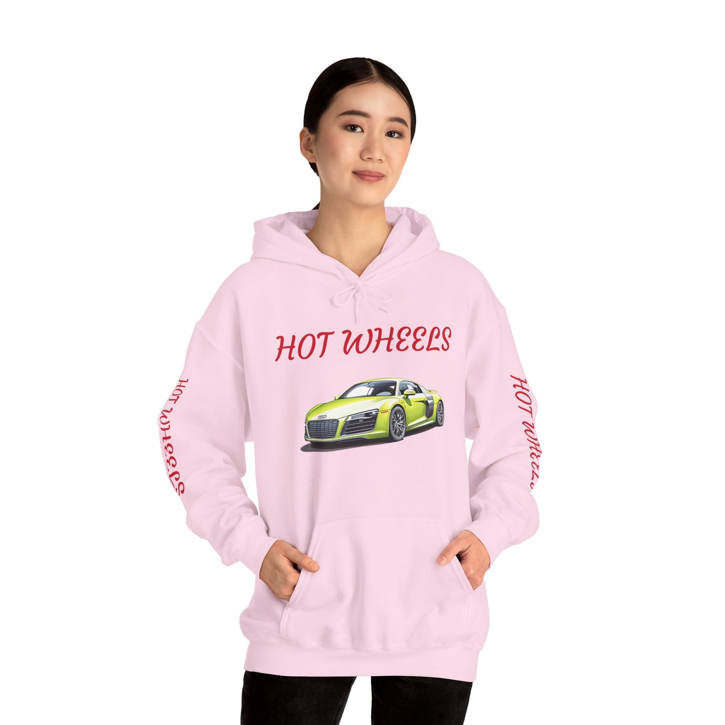 Princess Grace Hot Wheels Unisex Hooded Sweatshirt Cool Car Design for Auto Enthusiasts