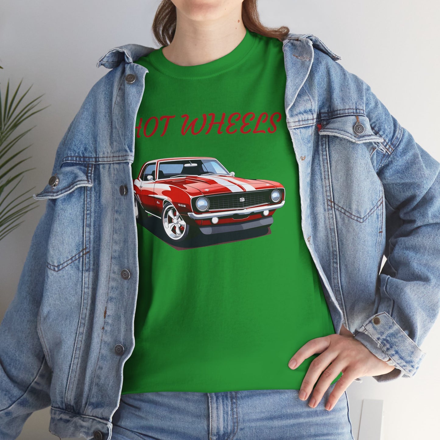 Princess Grace Hot Wheels Graphic Unisex Heavy Cotton Tee Perfect for Car Enthusiasts