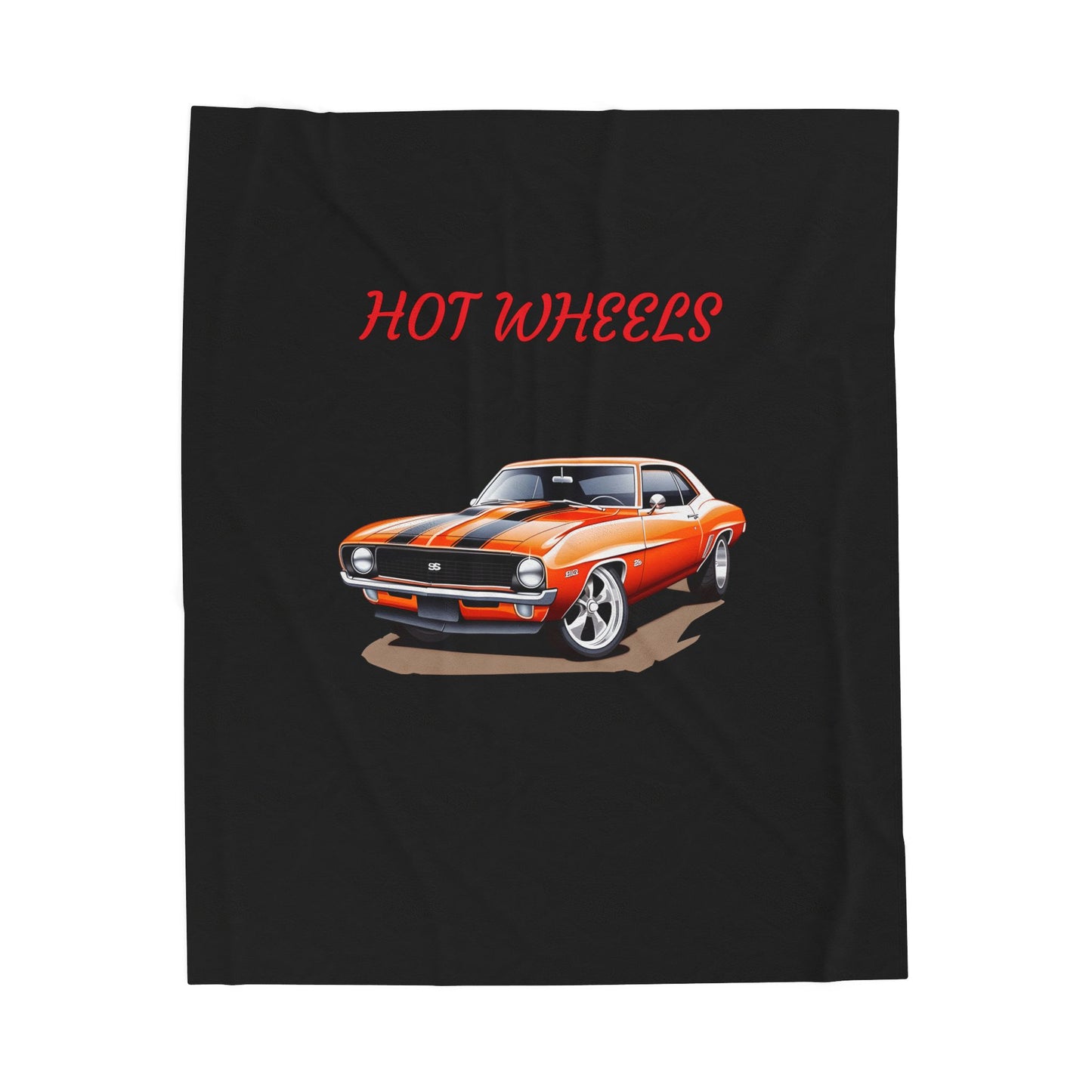 Princess Grace Hot Wheels Velveteen Plush Blanket Cozy Automotive Throw for Car Enthusiasts