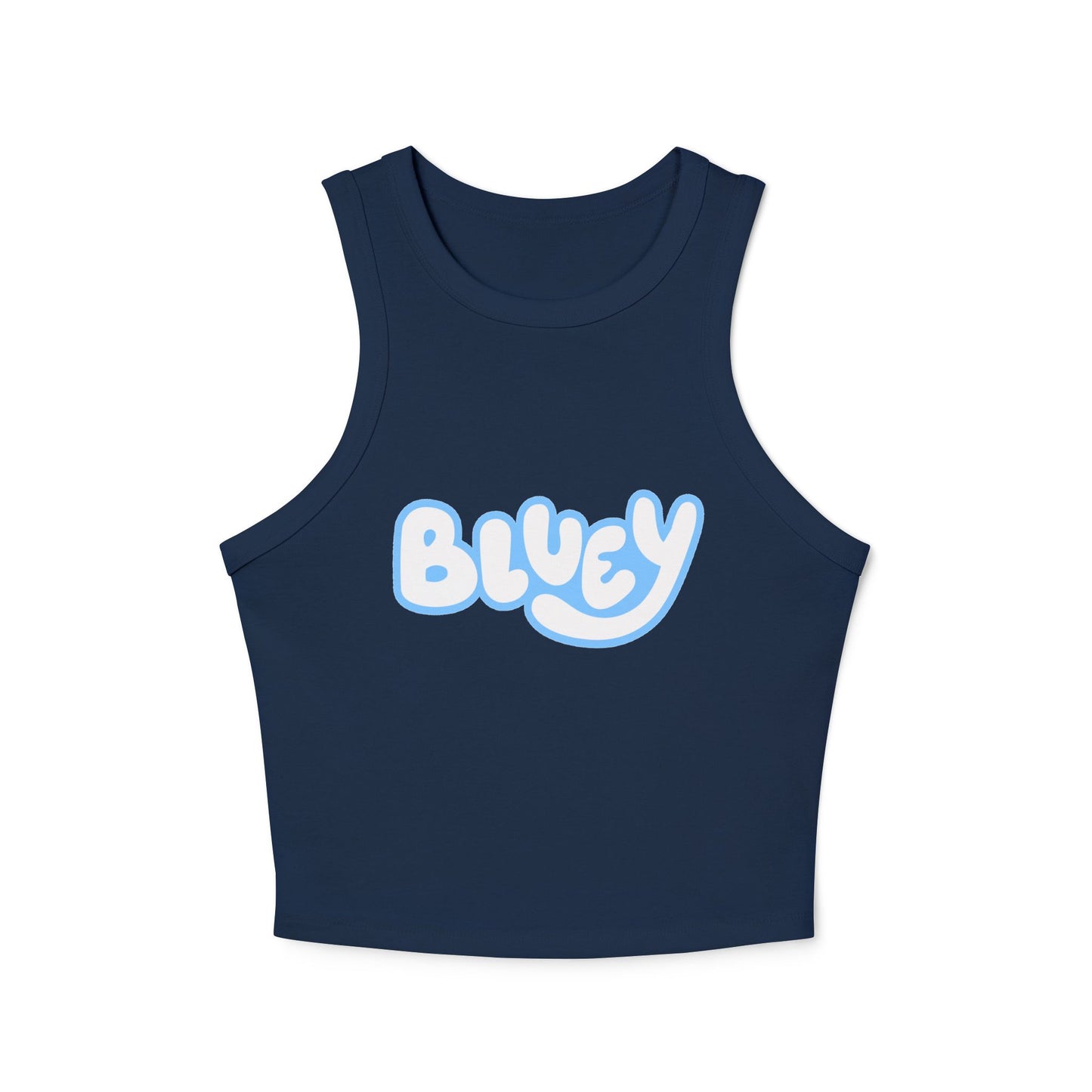 Princess Grace Bluey Women's Micro Rib Racer Tank Top Fun and Stylish for Casual Days