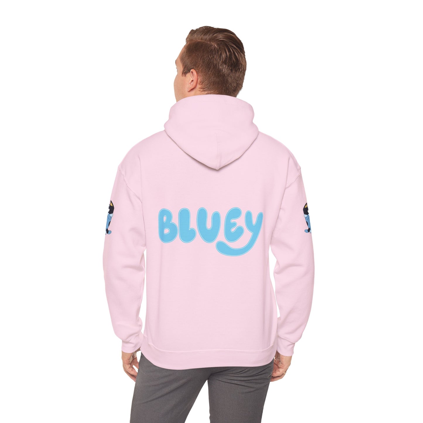 Princess Grace Bluey Unisex Hooded Sweatshirt Cozy Cartoon Style for Kids & Adults