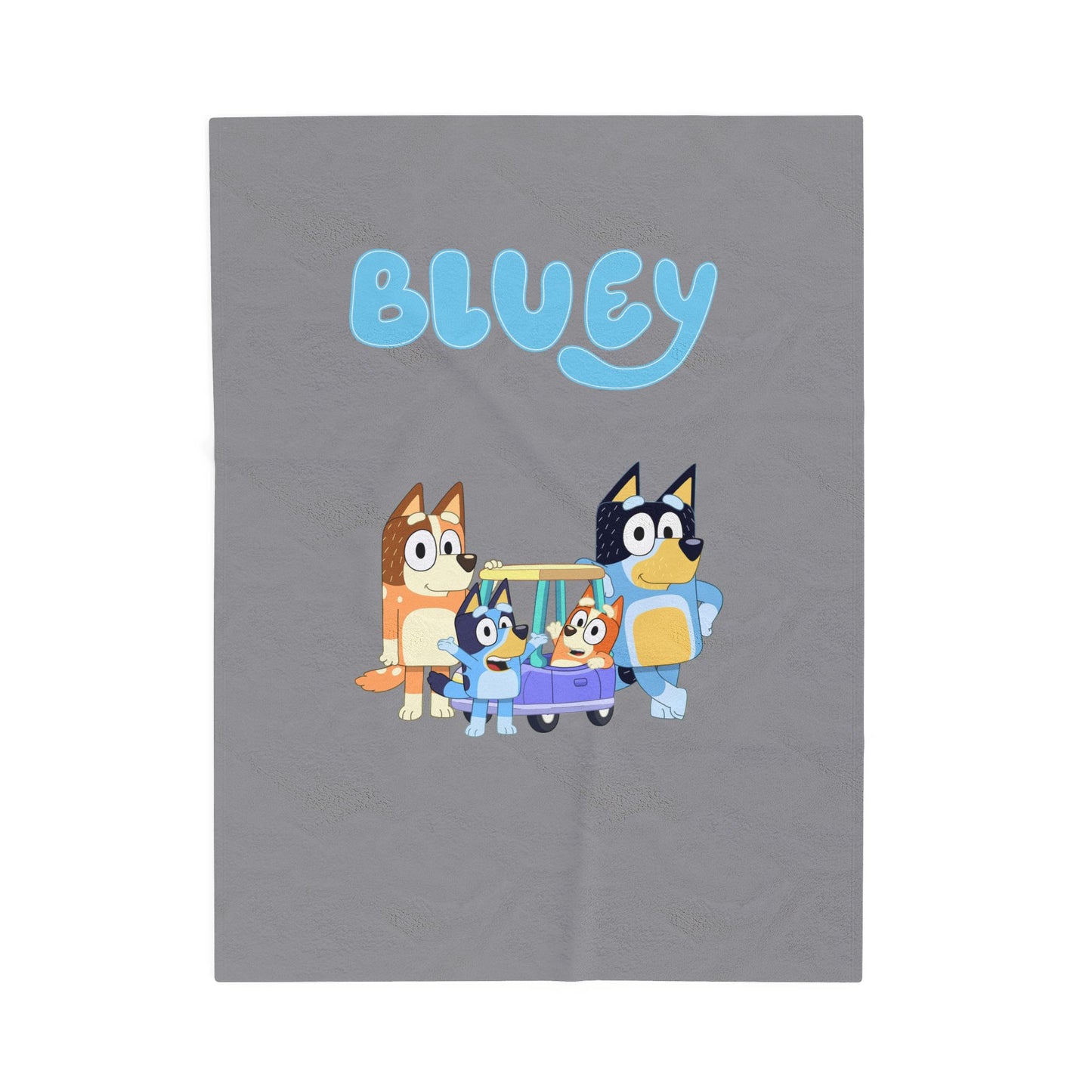 Princess Grace Bluey Plush Blanket Soft Velveteen Kids Throw for Cozy Comfort