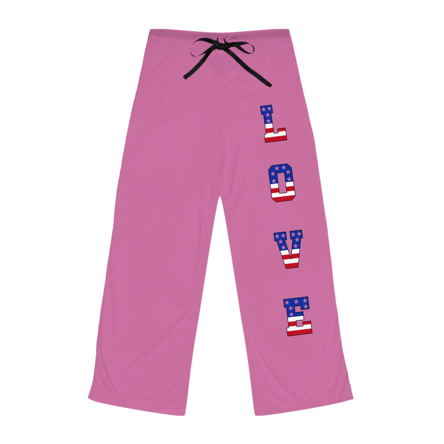 Princess Grace Patriotic Love Pajama Pants Comfortable Loungewear for Relaxation
