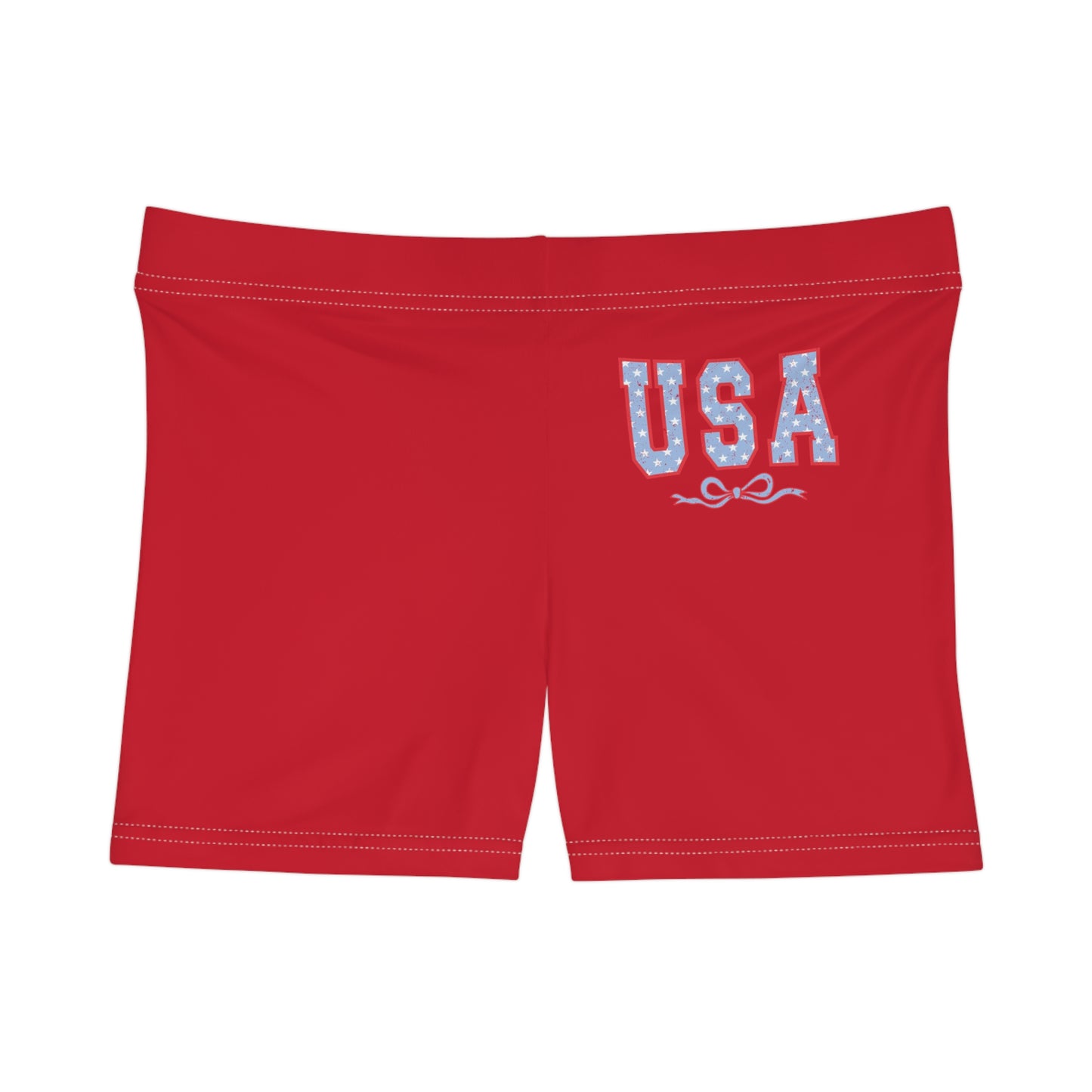 Princess Grace Patriotic Women's Shorts USA Design for Summer Celebrations