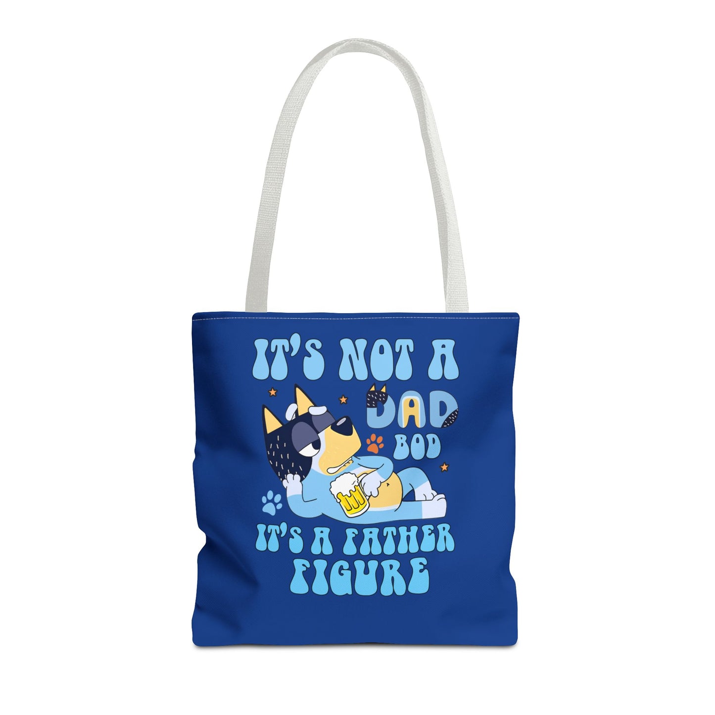 Princess Grace Funny Father Figure Tote Bag Perfect Gift for Dads
