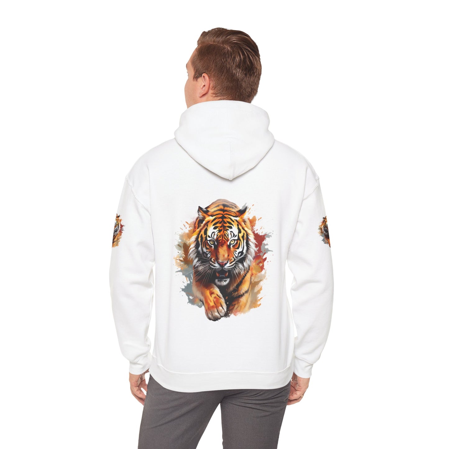Princess Grace Fierce Tiger Graphic Unisex Heavy Blend Hoodie