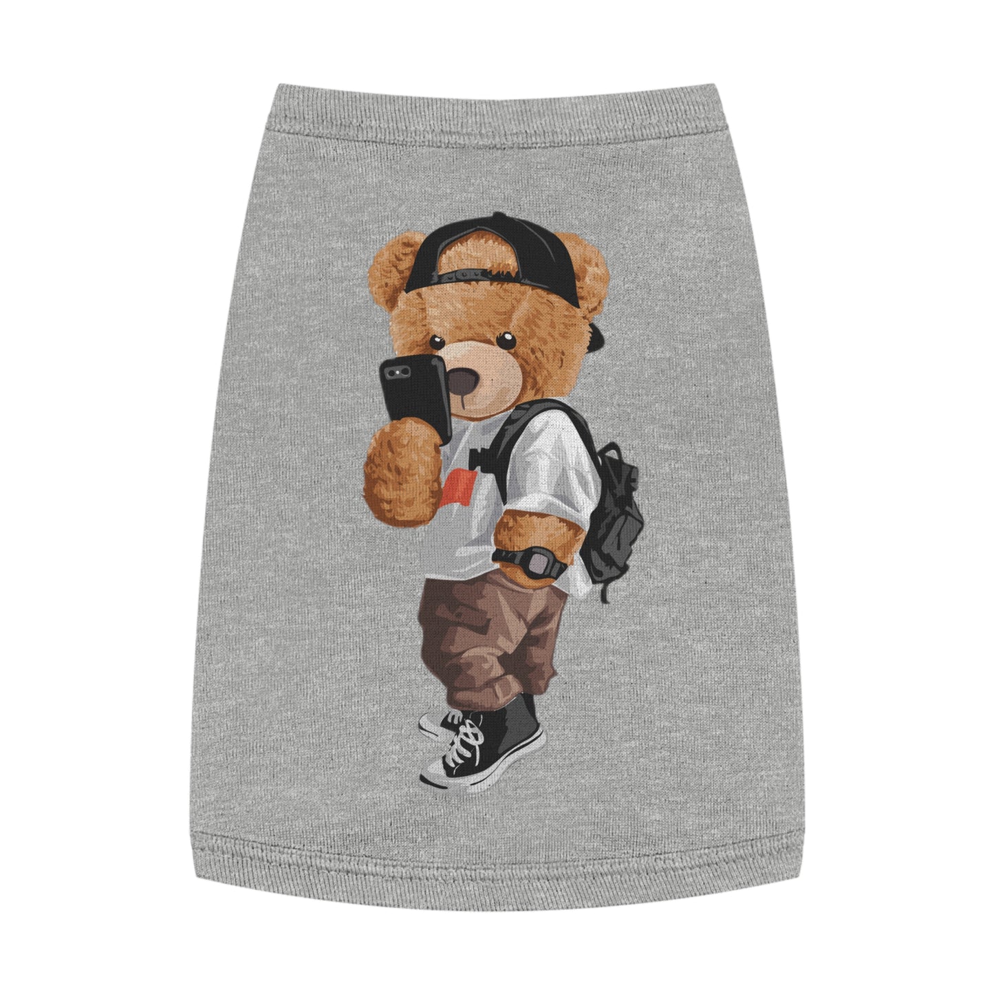 Princess CUTE Trendy Bear Graphic Pet Tank Top Stylish Outfit for Dogs and Cats