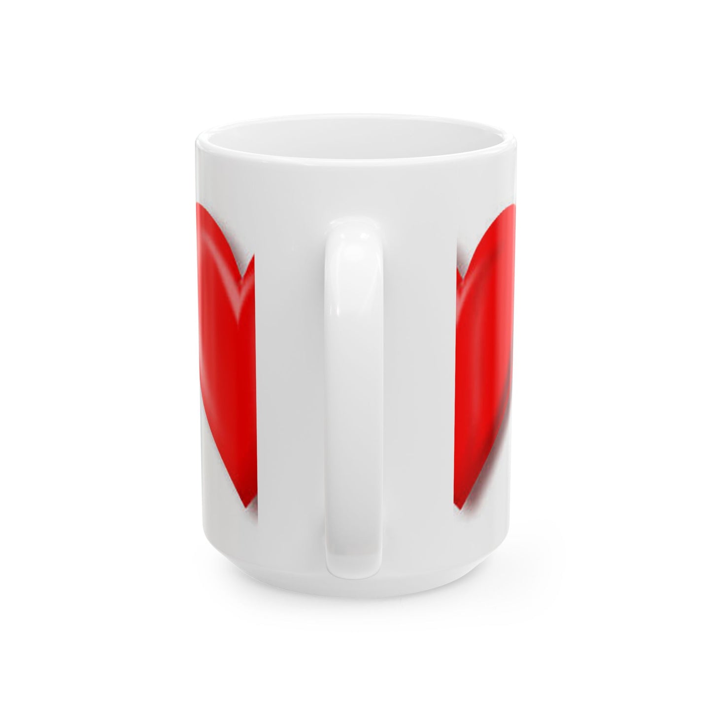 Princess Grace Red Heart Ceramic Mug Perfect Gift for Valentine's Day & Loved Ones