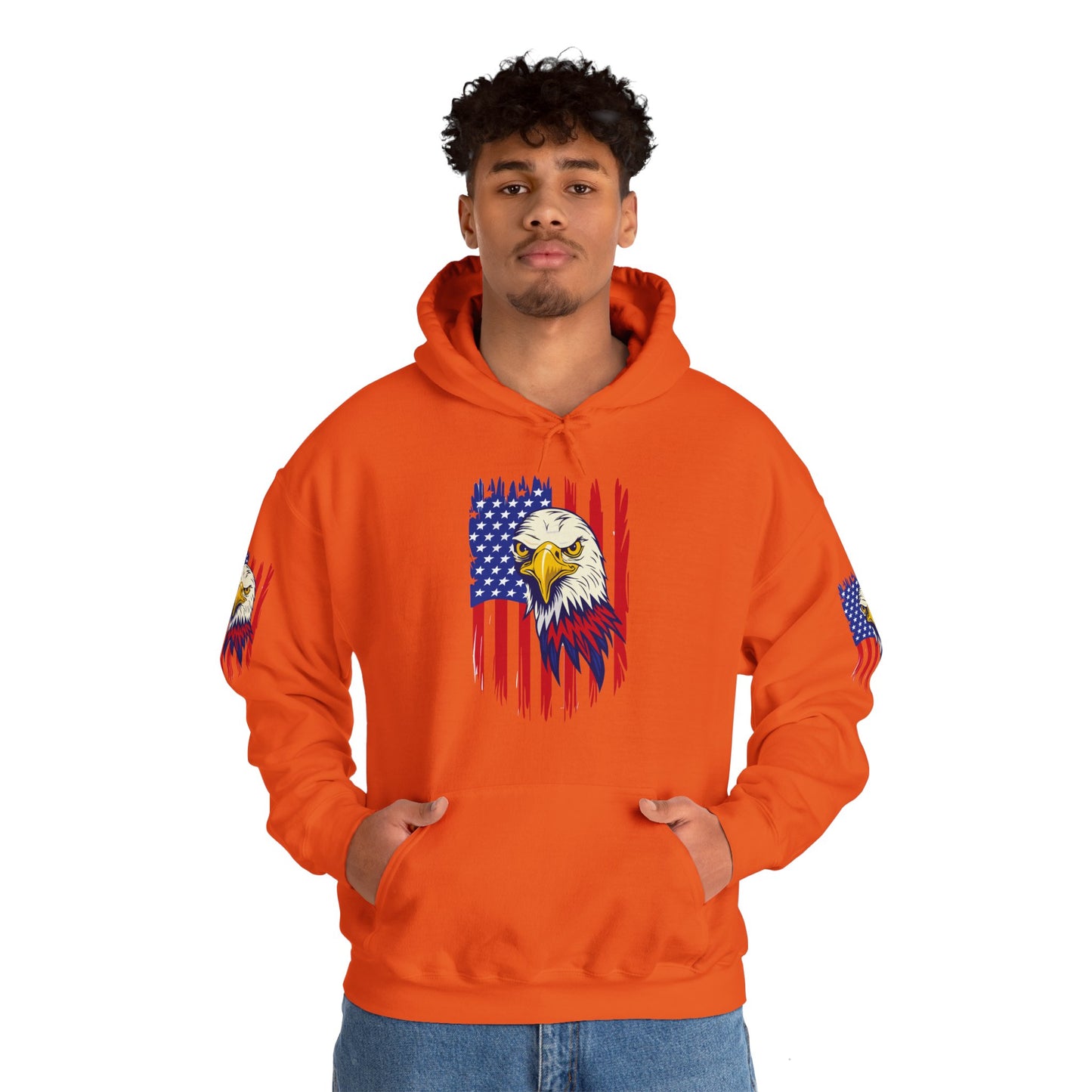 Princess Grace Patriotic Eagle Unisex Heavy Blend Hoodie