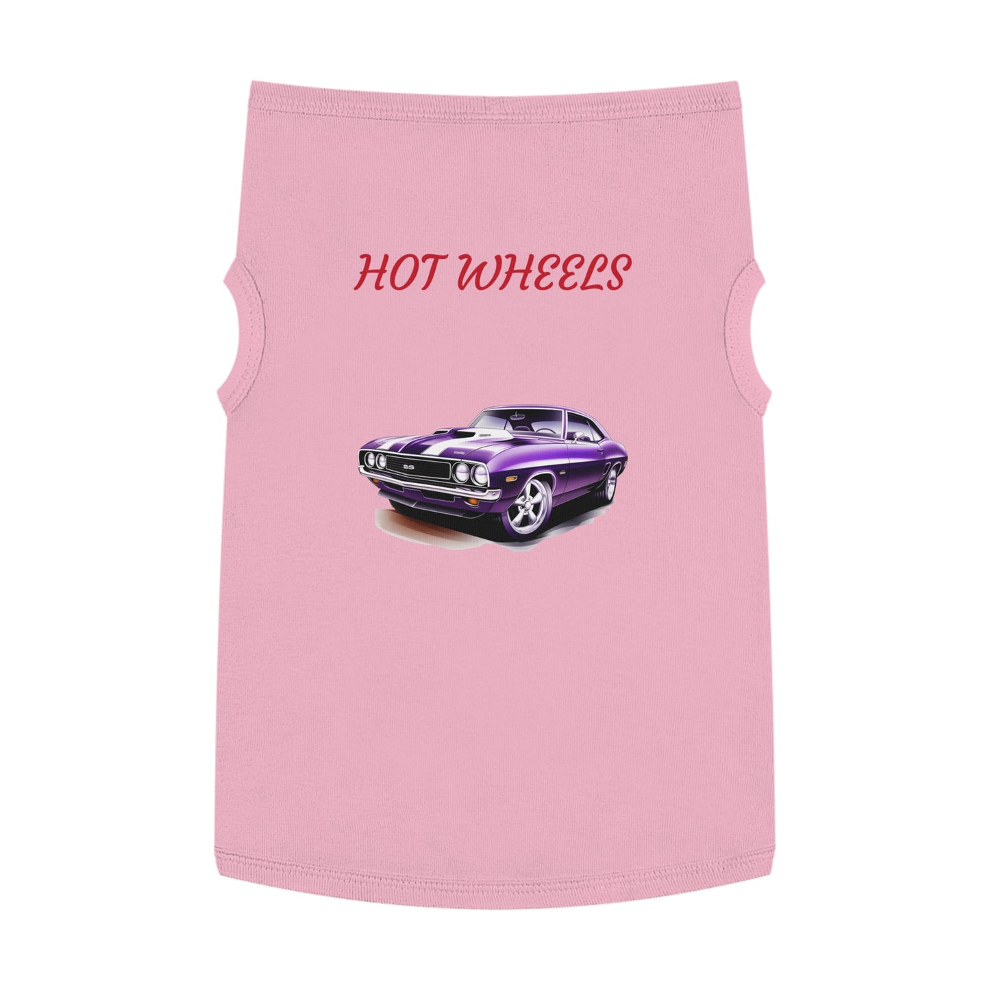 Princess Grace Hot Wheels Pet Tank Top Hot Wheels Car Design for Stylish Pets