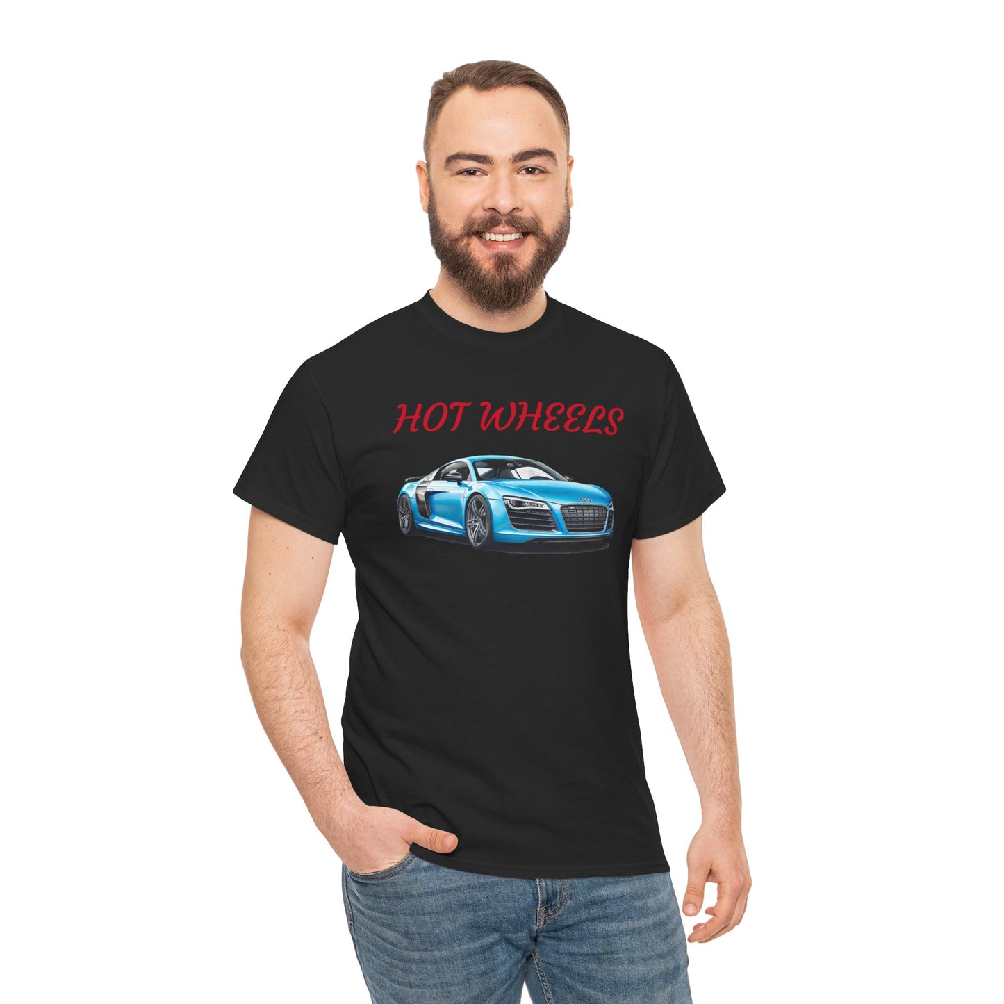 Princess Grace Hot Wheels Unisex Heavy Cotton Tee Classic Car Graphic Shirt
