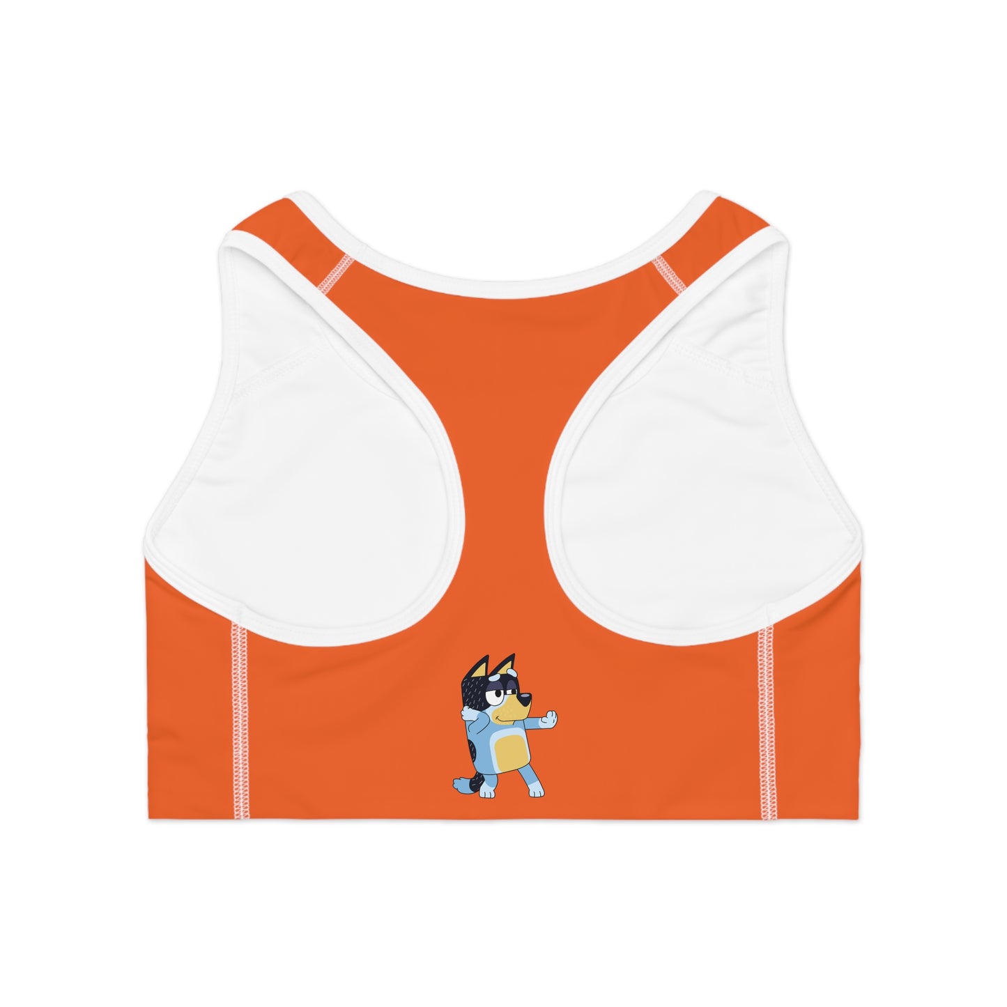 Princess Grace Bluey Inspired Sports Bra  Fun & Comfortable Workout Gear