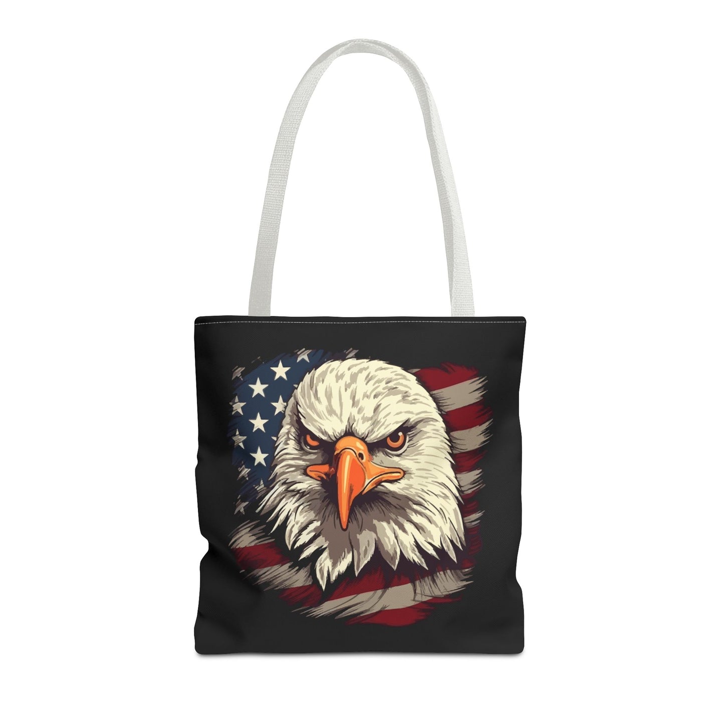 Princess Grace Patriotic Eagle Tote Bag American Flag Design