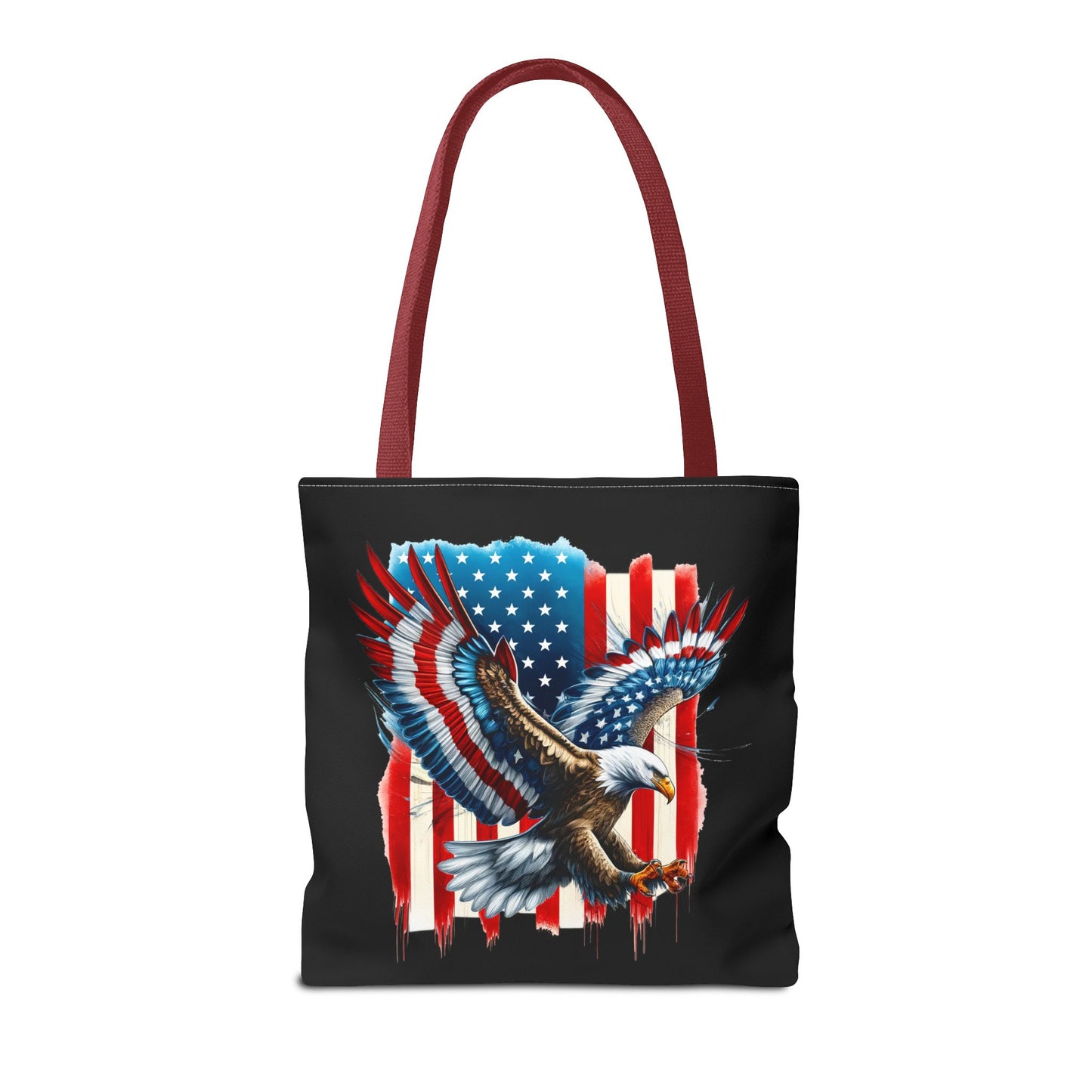 Princess Grace Patriotic Eagle Tote Bag American Flag Design
