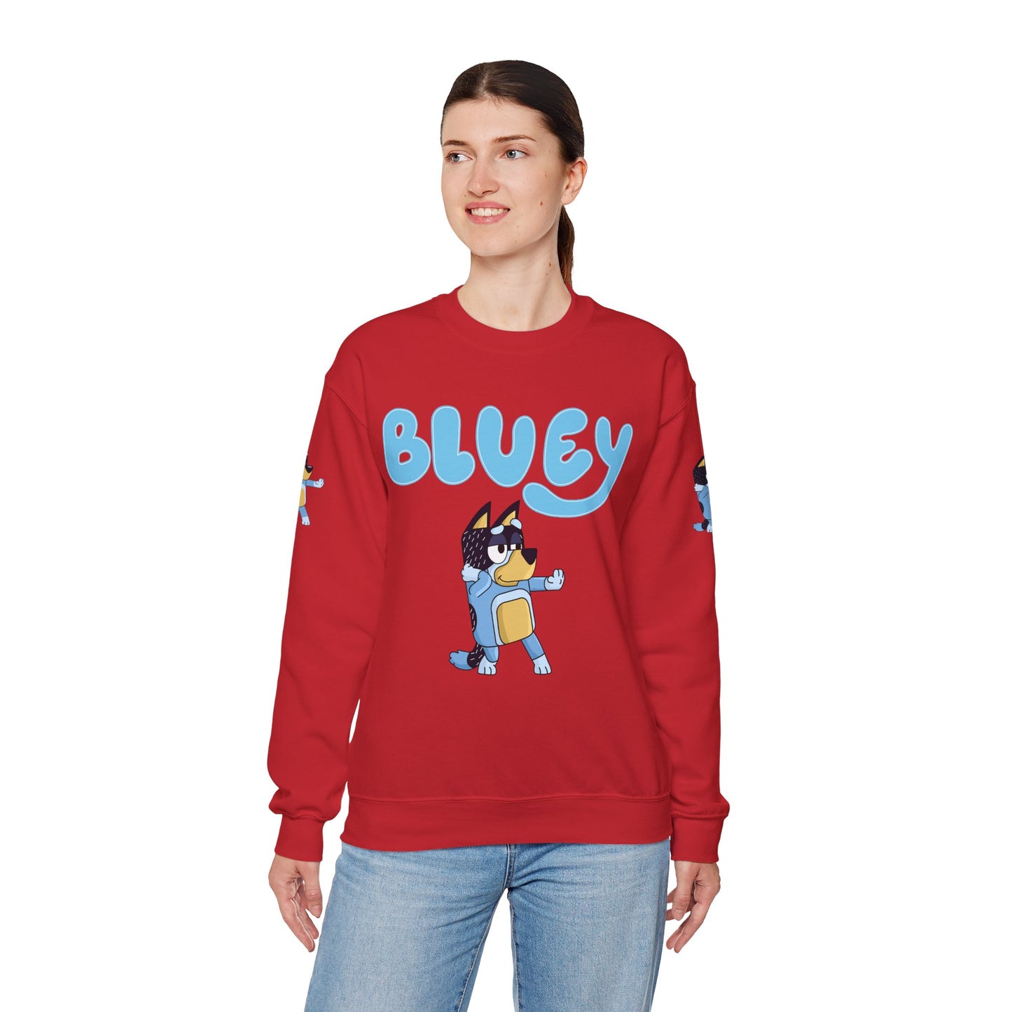 Princess Grace Bluey Character Unisex Crewneck Sweatshirt Cozy and Fun