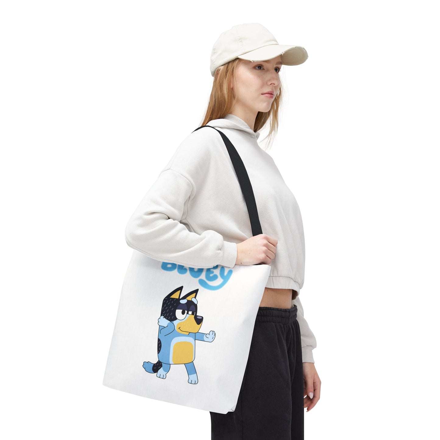 Princess Grace Cute Bluey Cartoon Tote Bag Perfect for Kids & Parents