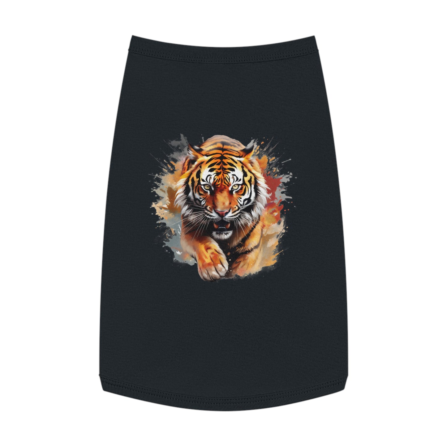Princess Grace CUTE Wild Tiger Pet Tank Top Stylish Animal Print for Trendy Pets