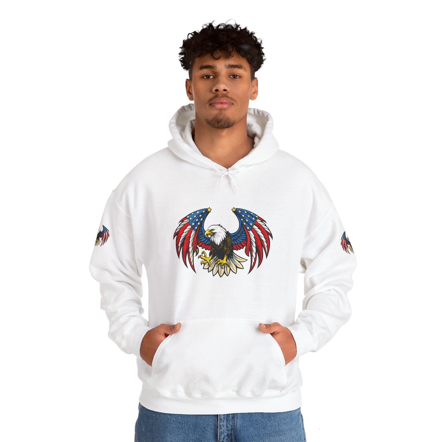 Princess Grace American Eagle Emblem Patriotic Unisex Hoodie