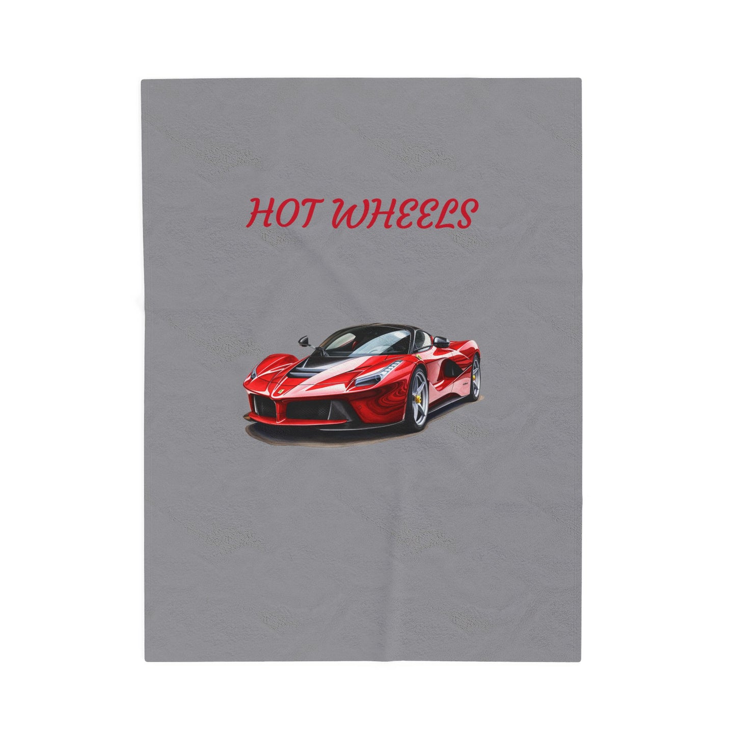 Princess Grace Hot Wheels Velveteen Plush Blanket for Car Enthusiasts