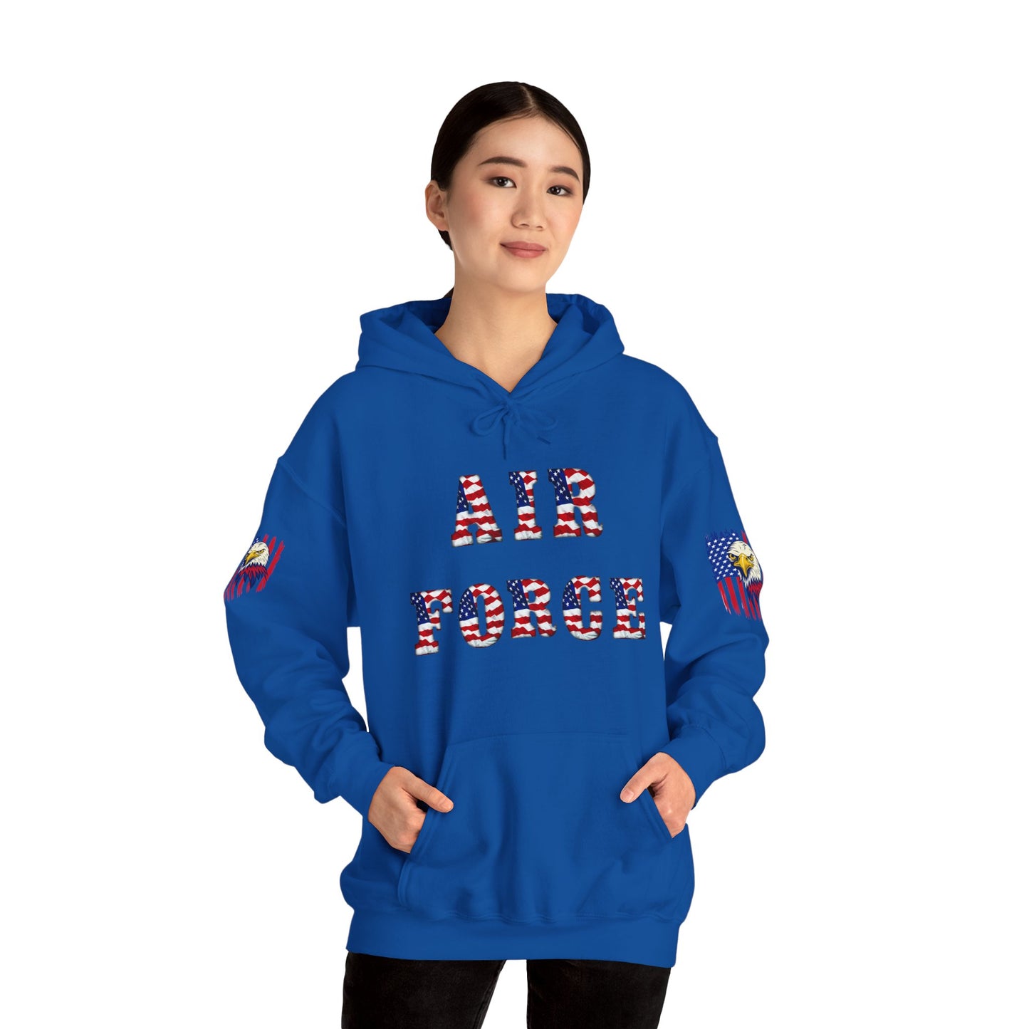 Princess Grace Unisex Air Force Hoodie with Eagle Design