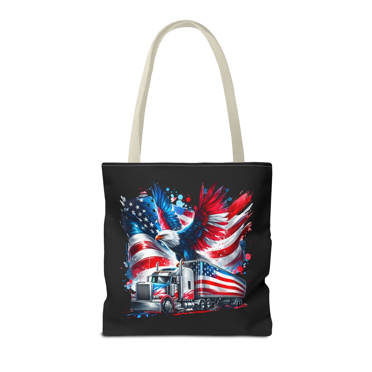 Princess Grace Patriotic Eagle Tote Bag Perfect for Truck Enthusiasts and July 4th Celebrations