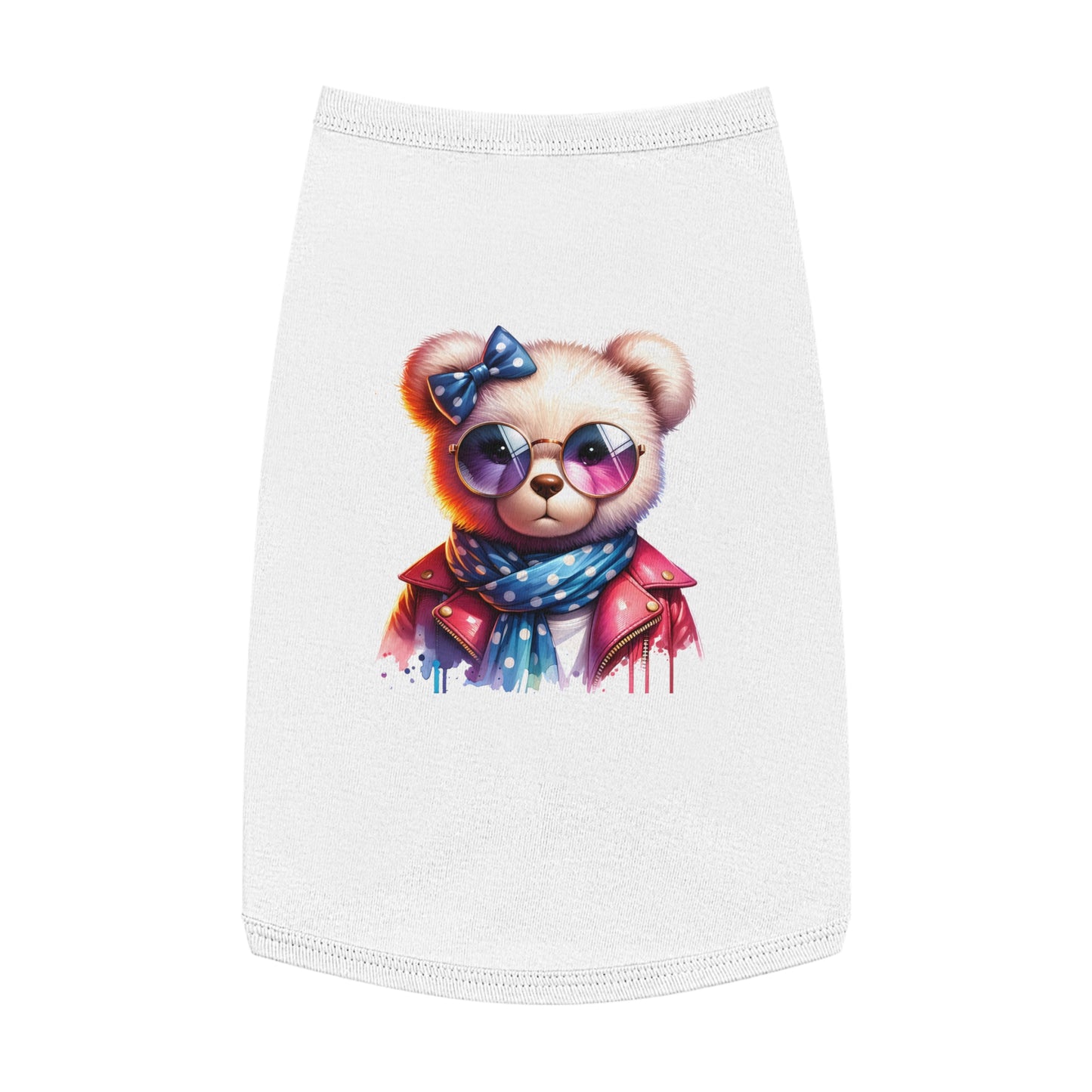 Princess Grace CUTE Trendy Pet Tank Top with Stylish Bear Design