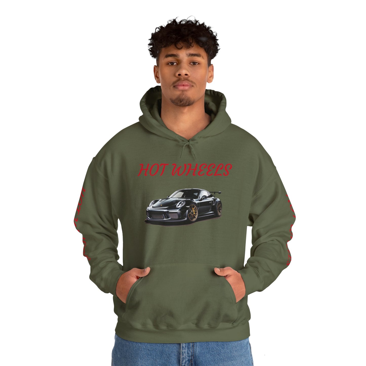 Princess Grace Hot Wheels Unisex Hooded Sweatshirt Passion for Cars and Racing Enthusiasts