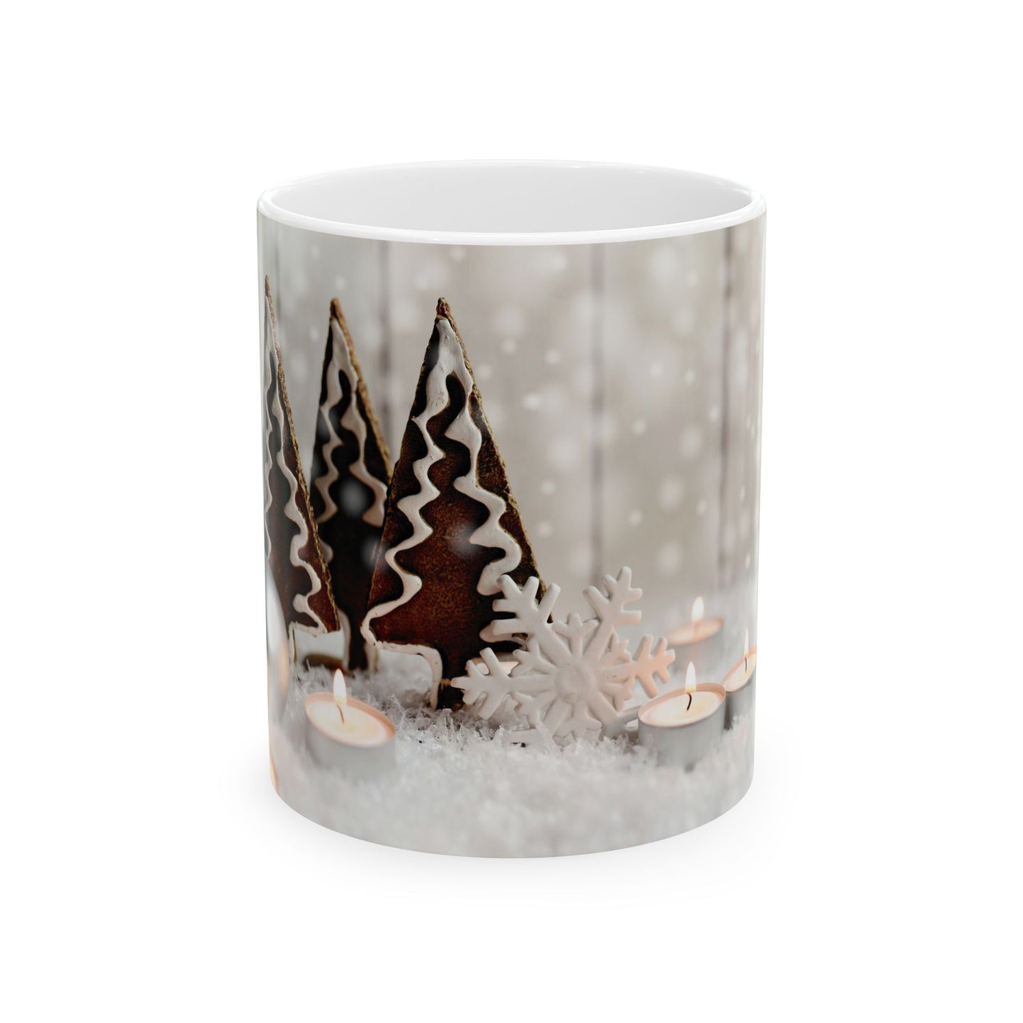 Princess Grace Winter Wonderland Ceramic Mug Cozy Holiday Drinkware (11oz 15oz)