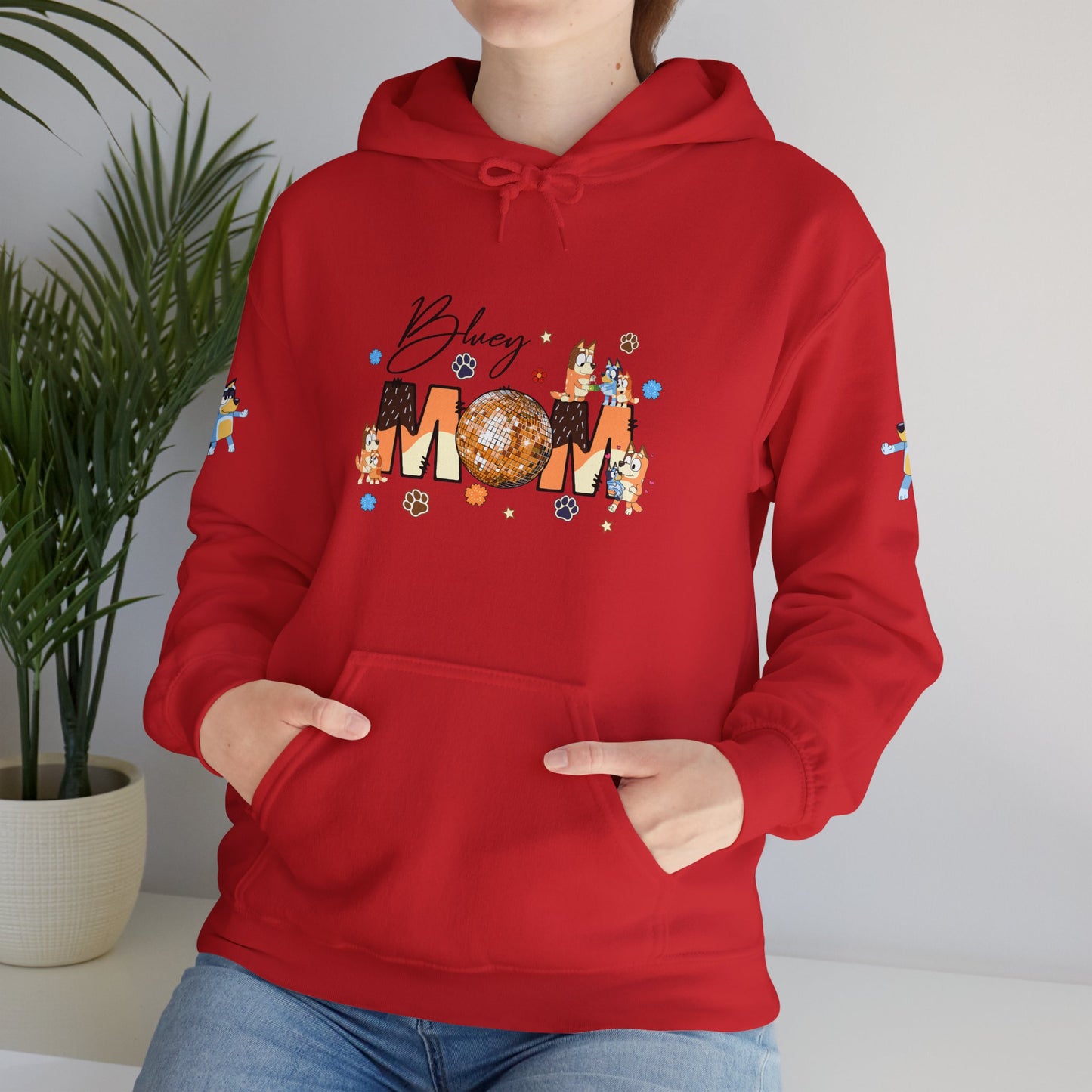 Princess Grace Bluey Blissful Mom Unisex Heavy Blend Hoodie Celebrate Motherhood with Style