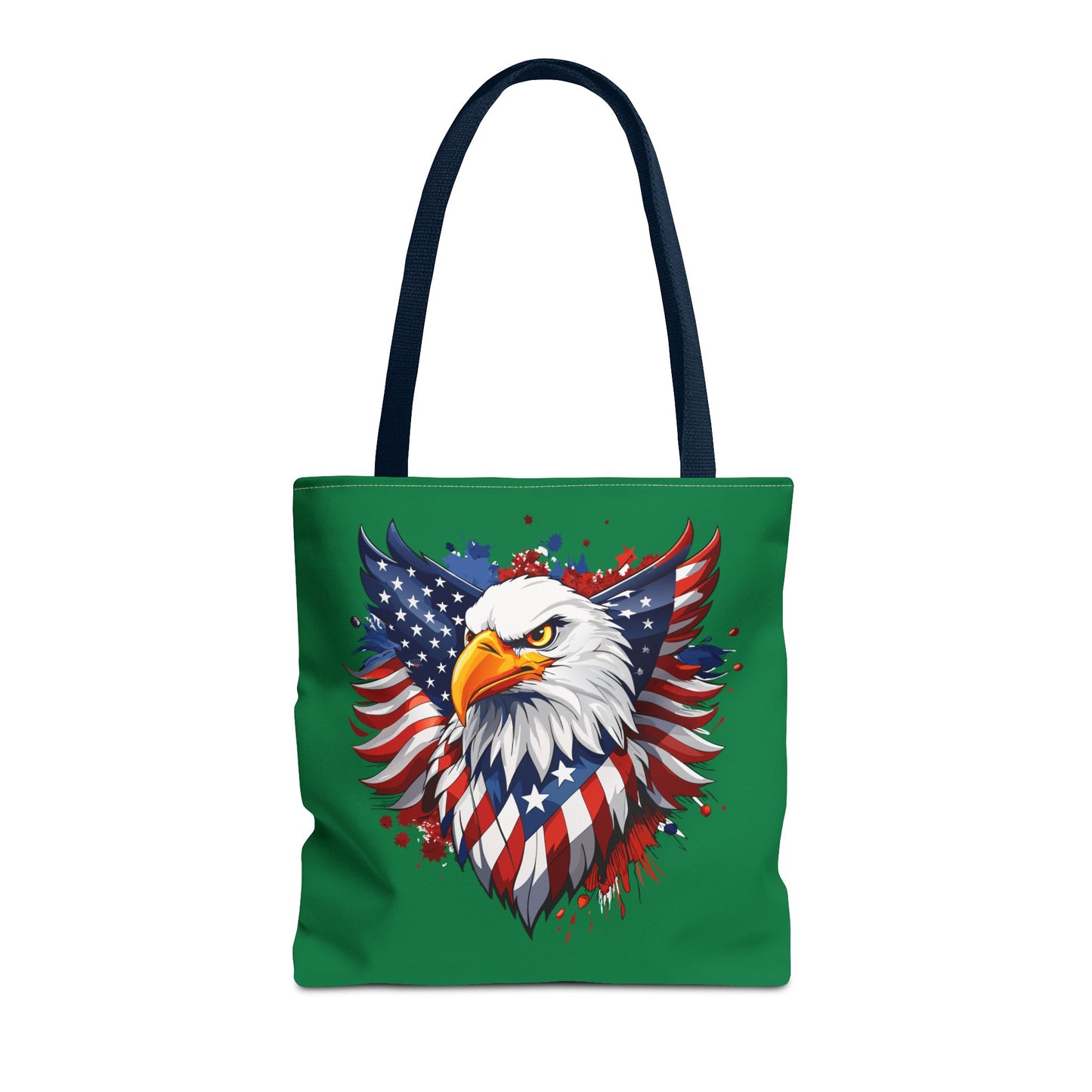 Princess Grace Patriotic Eagle Tote Bag American Flag Design for Independence Day & Everyday Use