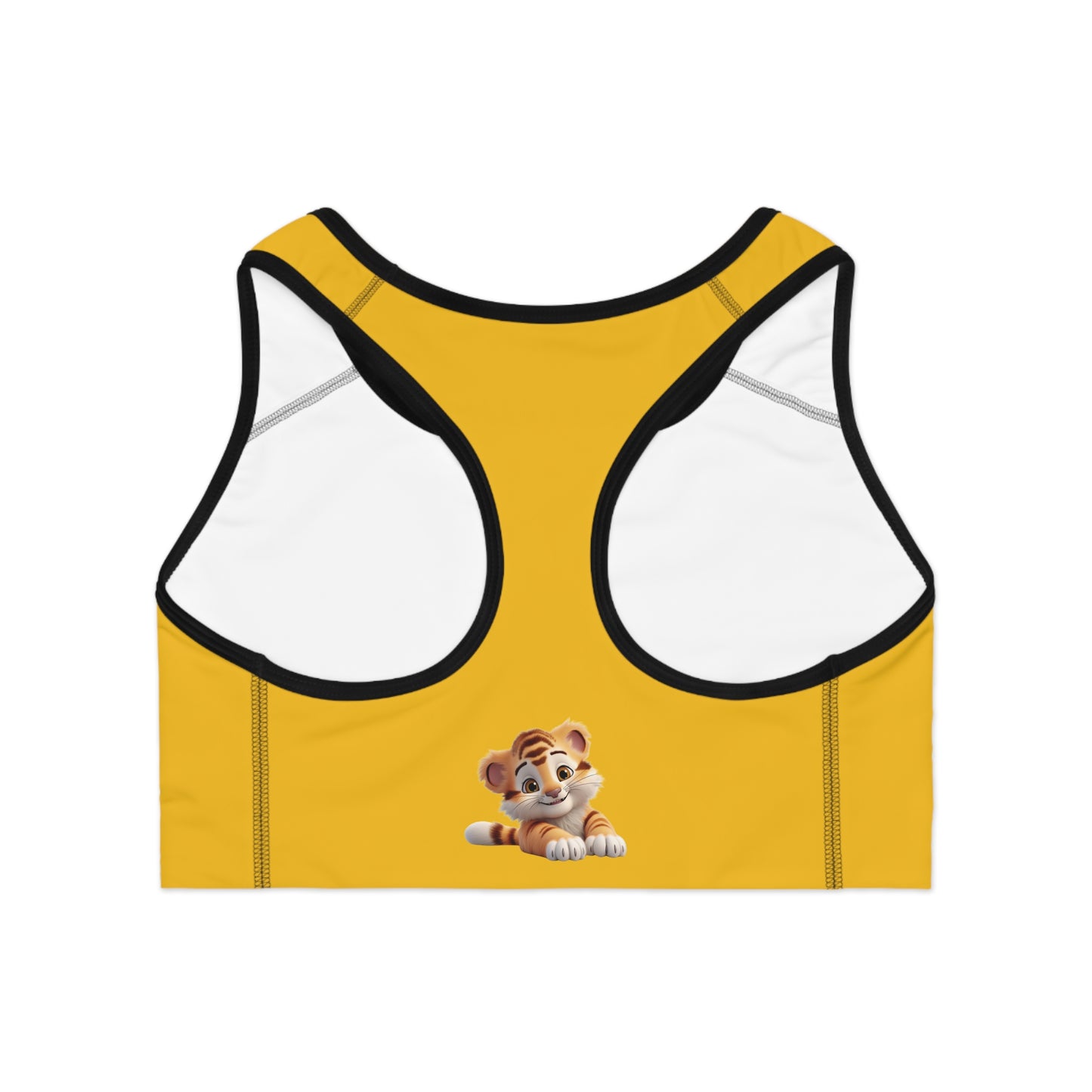 Princess Grace Cute Tiger Sports Bra Fun Workout Gear