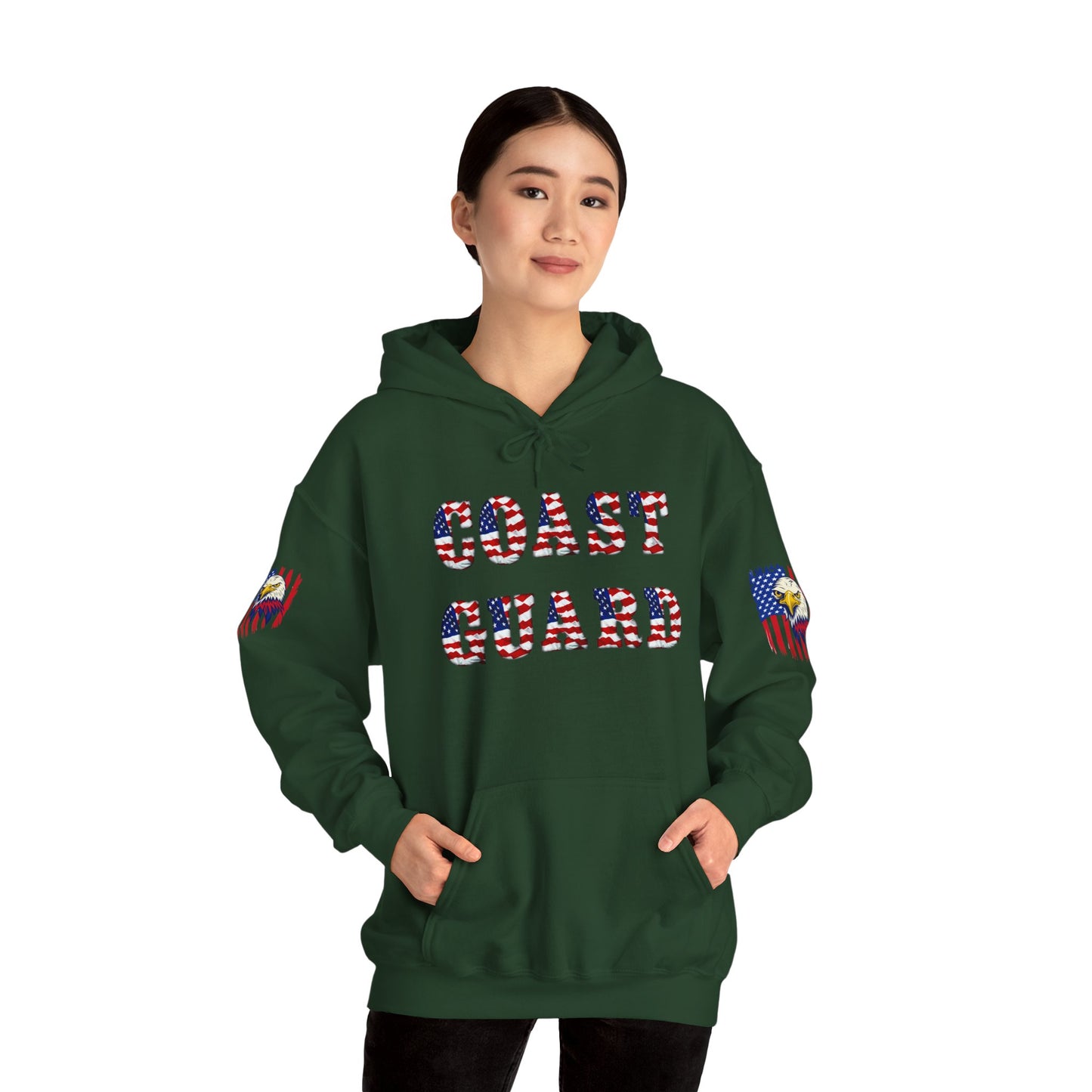 Princess Grace Patriotic Coast Guard Sweatshirt Unisex Heavy Blend Hoodie