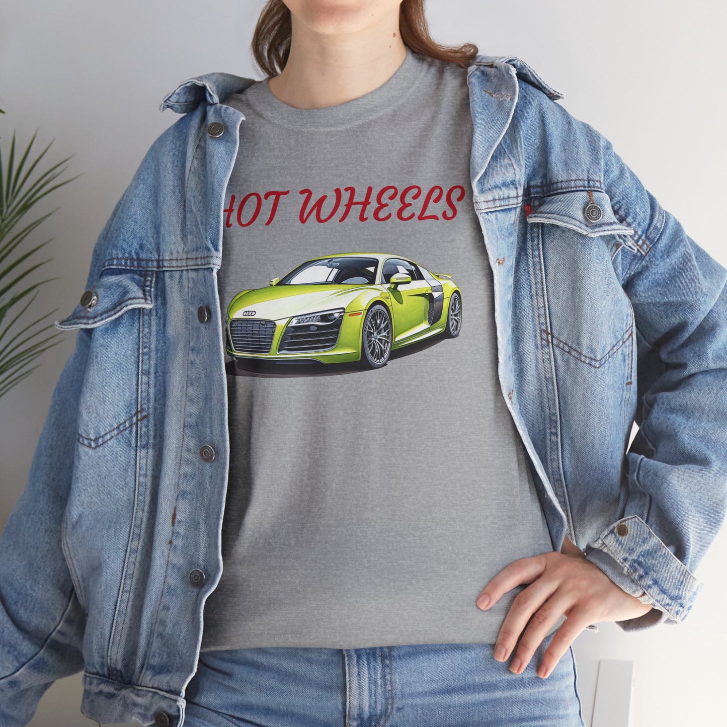 Princess Grace Cool Hot Wheels Unisex Heavy Cotton Tee Perfect for Car Enthusiasts