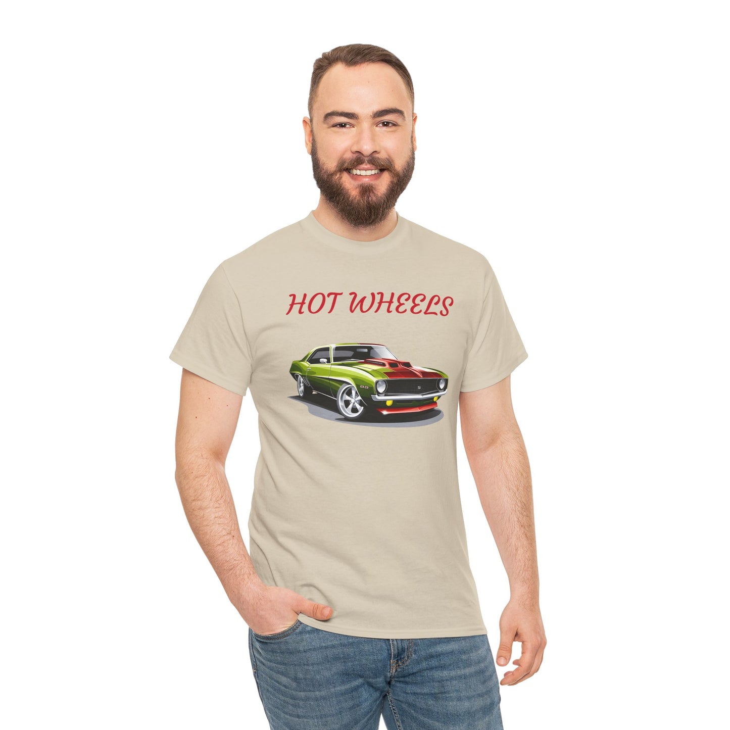 Princess Grace Hot Wheels Unisex Heavy Cotton Tee Classic Car Graphic T-Shirt