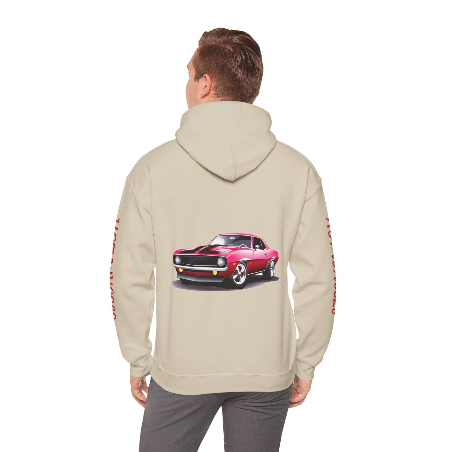 Princess Grace Retro Hot Wheels Hoodie for Car Enthusiasts
