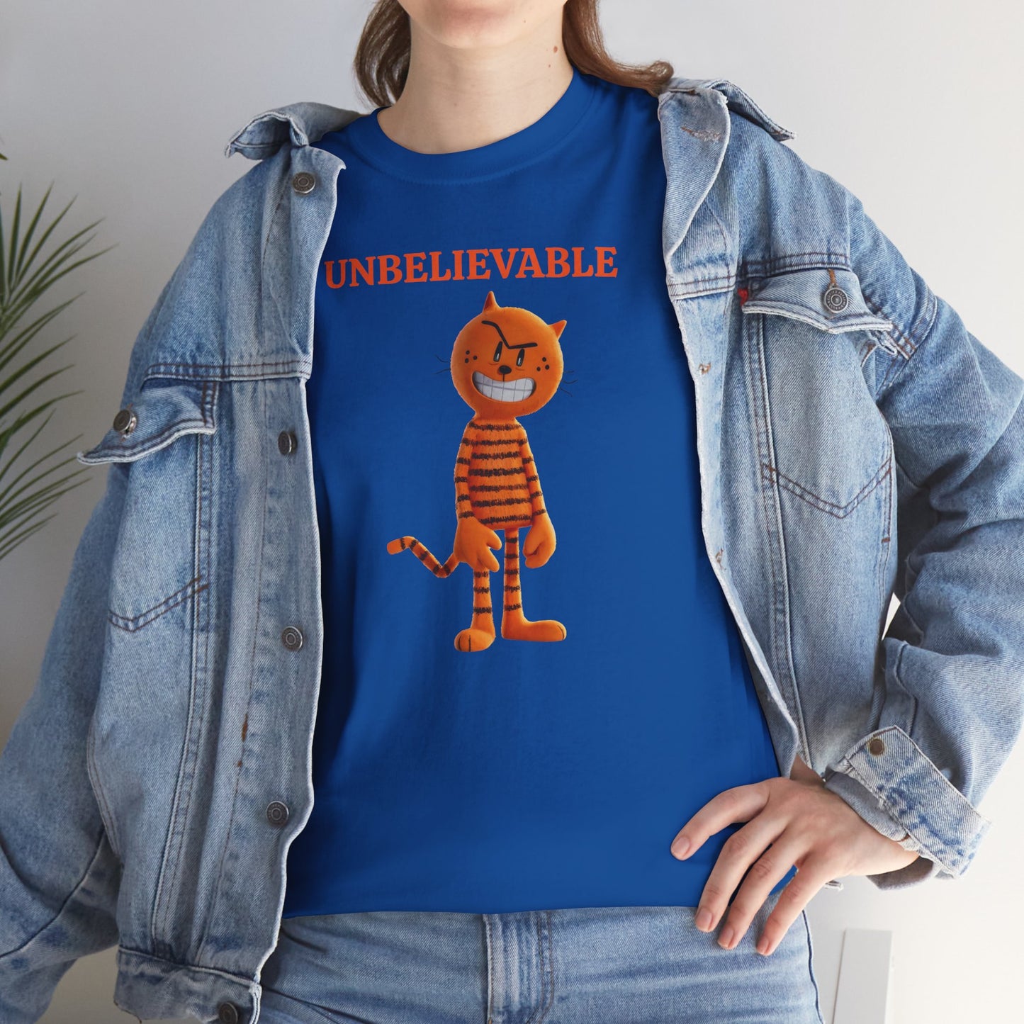 Princess Grace Unbelievable Cat Graphic Unisex Heavy Cotton Tee