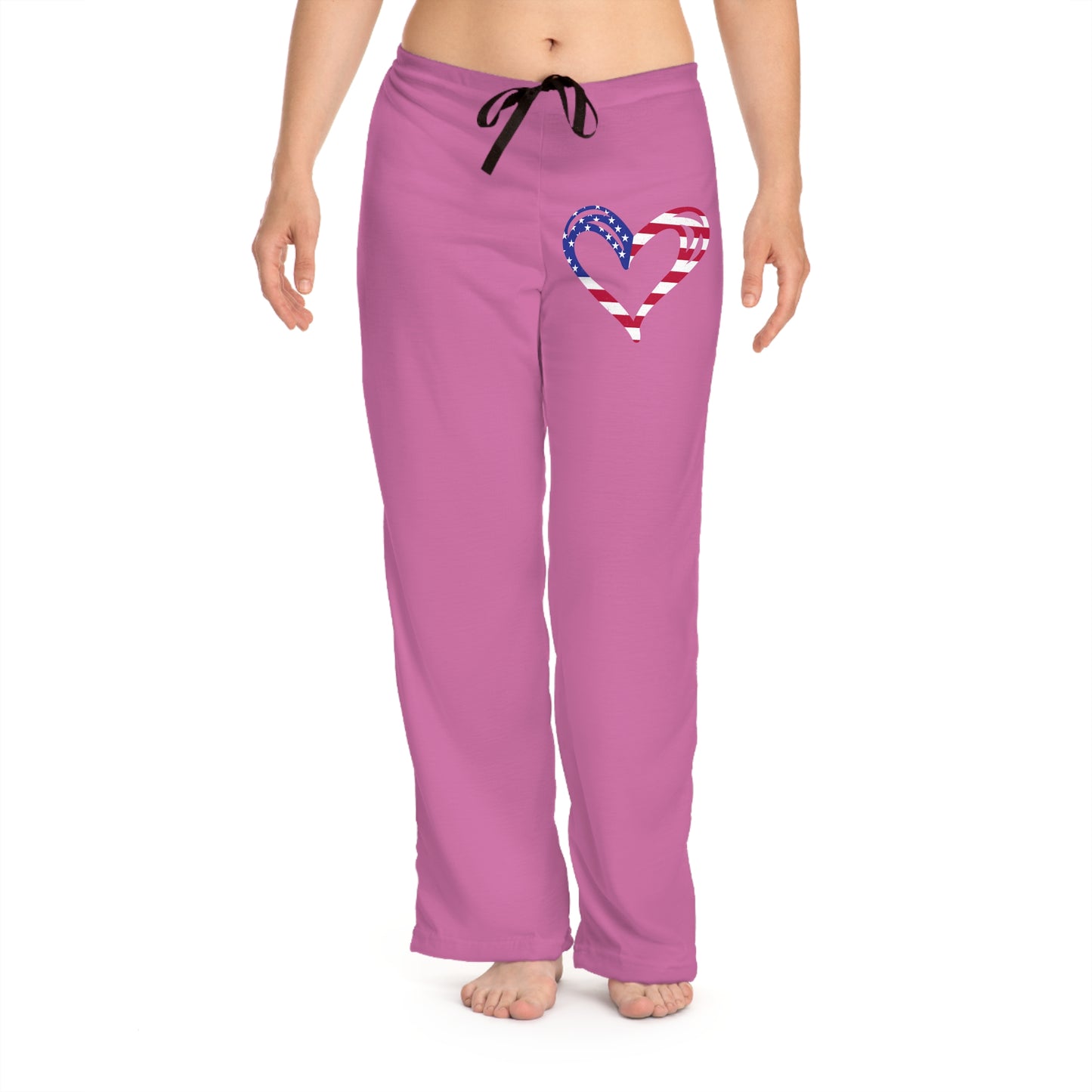Princess Grace Cozy Pajama Pants with Heart Design Perfect for Relaxation and Cozy Nights