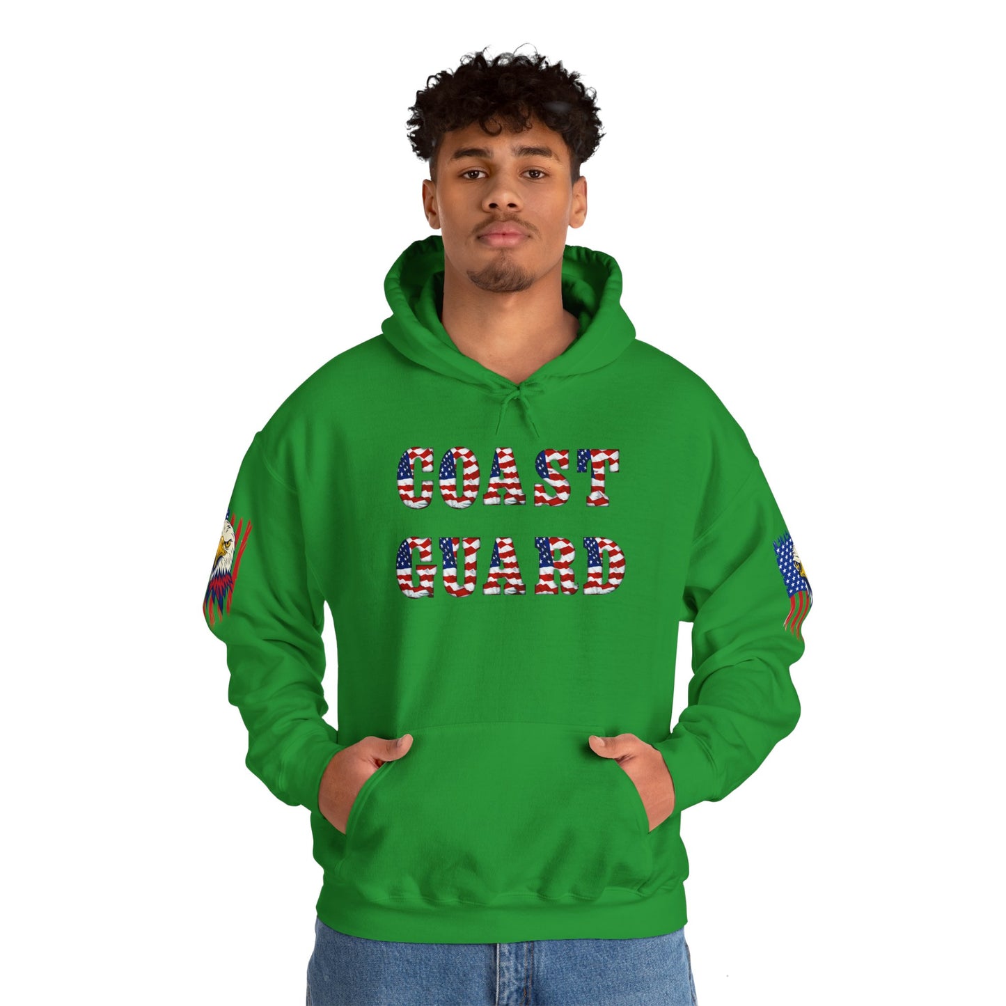 Princess Grace Patriotic Coast Guard Sweatshirt Unisex Heavy Blend Hoodie
