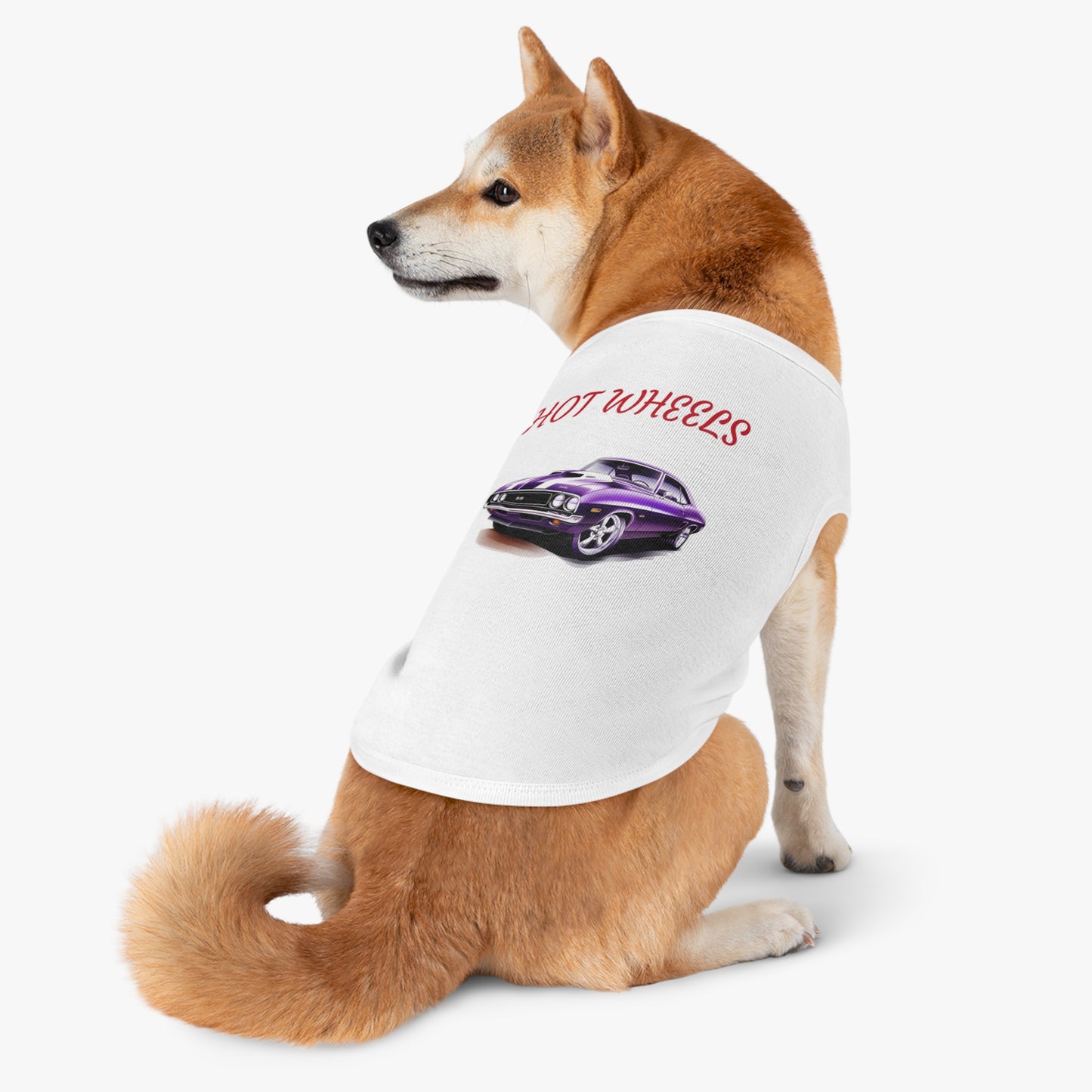 Princess Grace Hot Wheels Pet Tank Top Hot Wheels Car Design for Stylish Pets