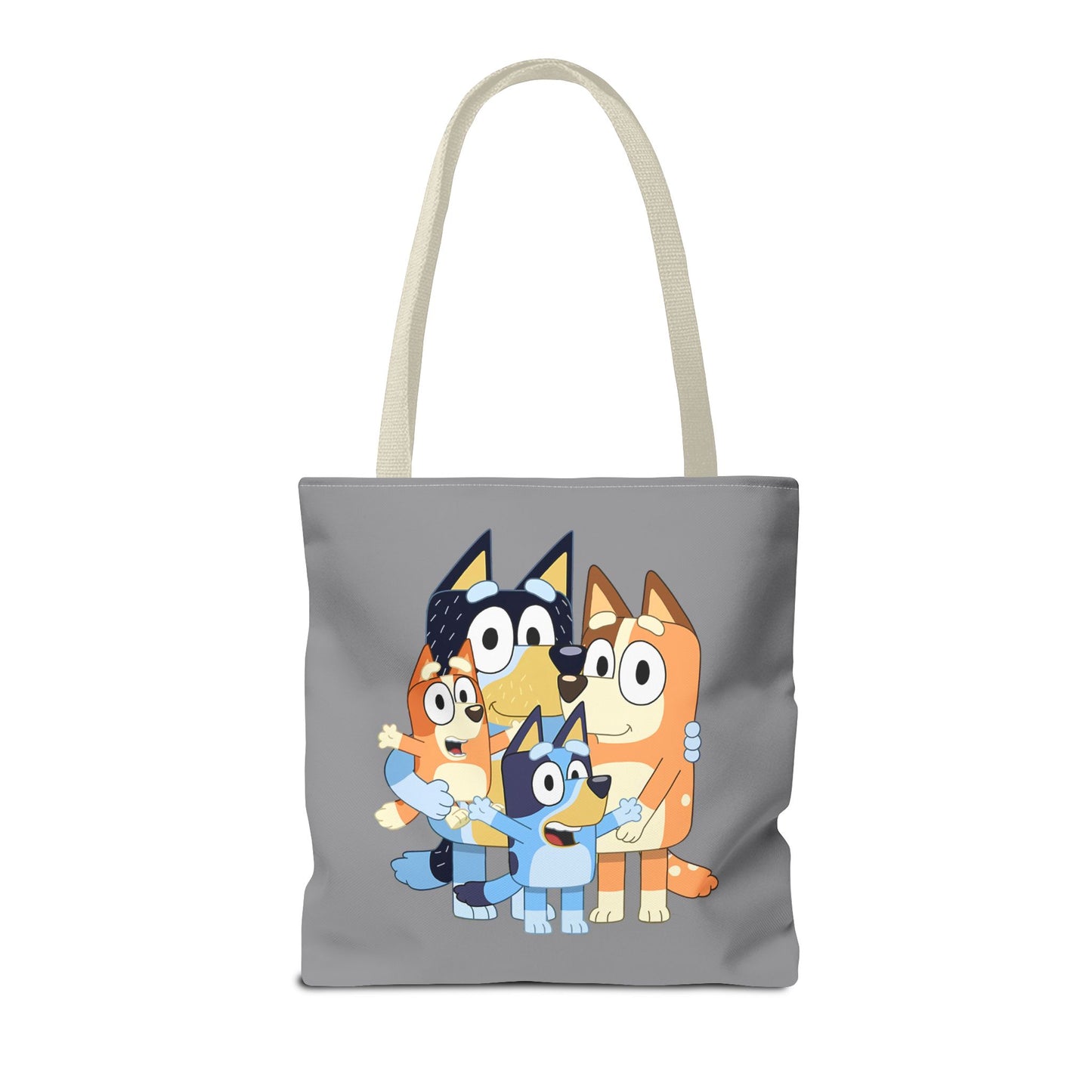 Princess Grace Cute Family Dogs Tote Bag Perfect for Dog Lovers and Kids Activities