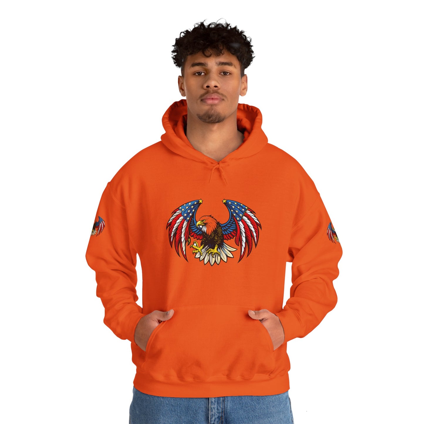 Princess Grace American Eagle Emblem Patriotic Unisex Hoodie